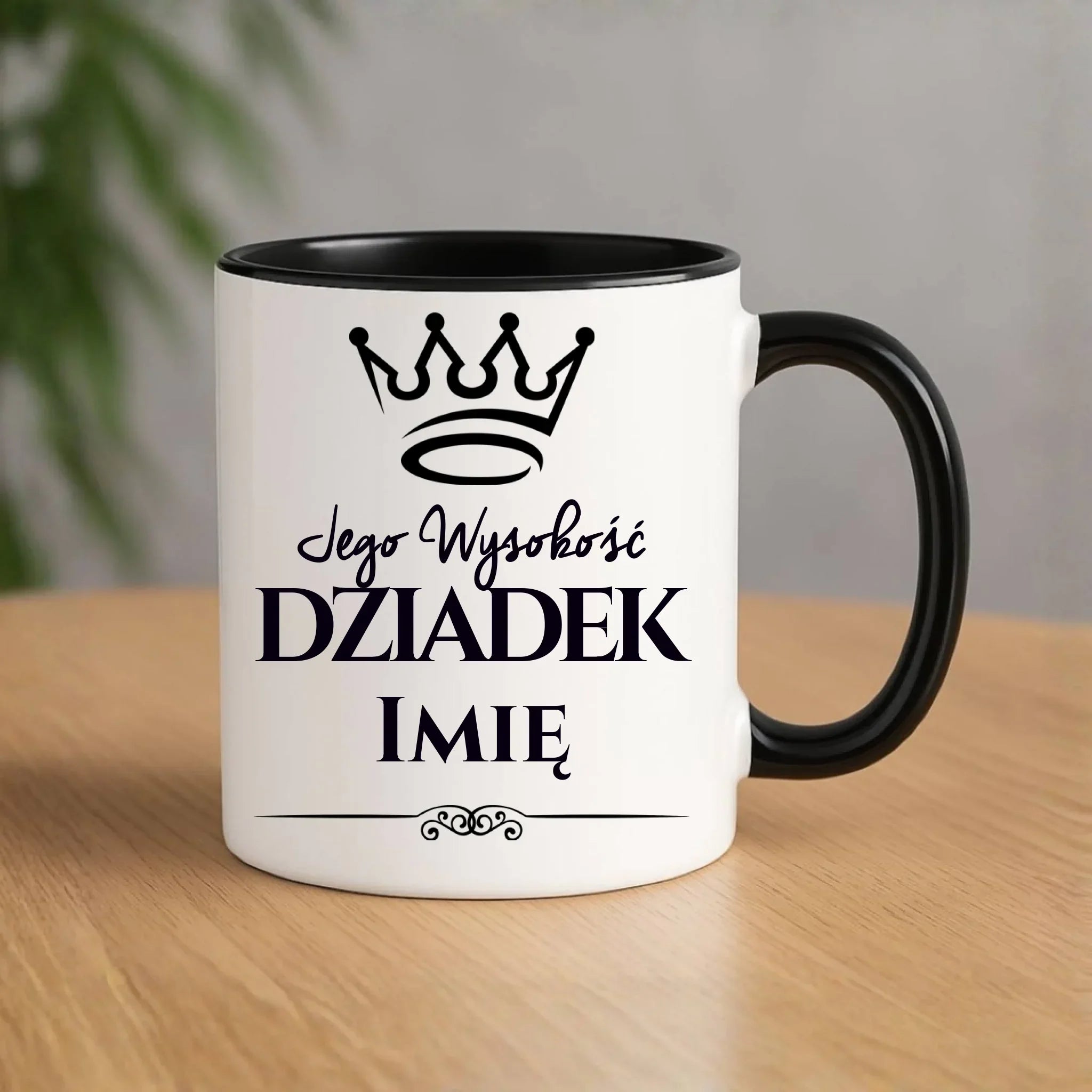 Kubek dla dziadka - Jego Wysokość dziadek - personalizowany D11 - StoryCups.pl