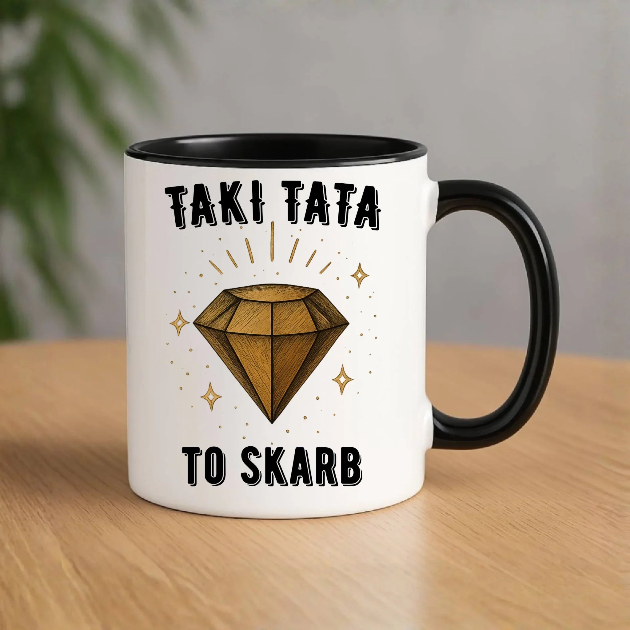 Kubek dla taty - Taki tata to skarb - personalizowany DT17 - StoryCups.pl