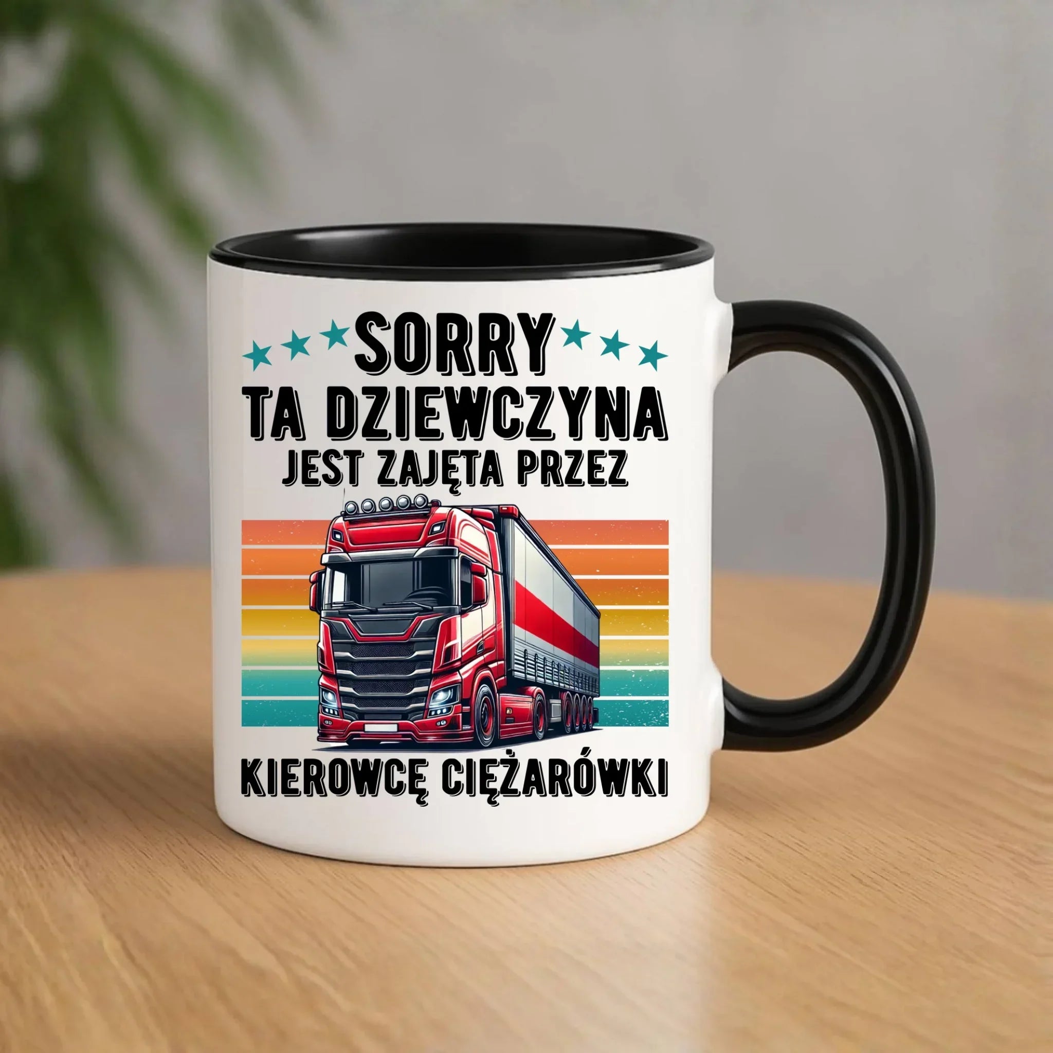 Kubek - Ta dziewczyna jest zajęta przez kierowcę ciężarówki ZKT12 - StoryCups.pl
