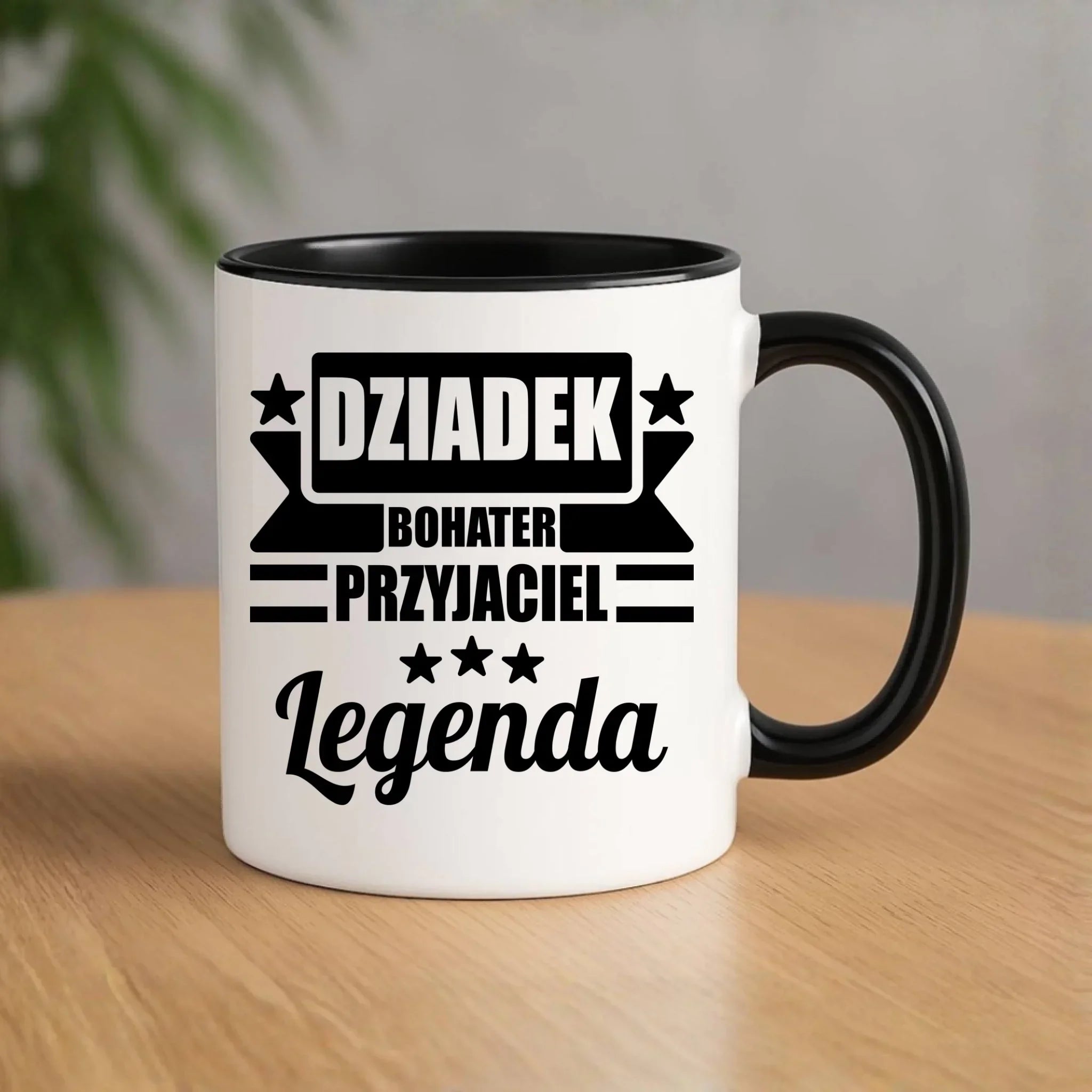 Kubek dla dziadka - Bohater przyjaciel legenda D20 - StoryCups.pl
