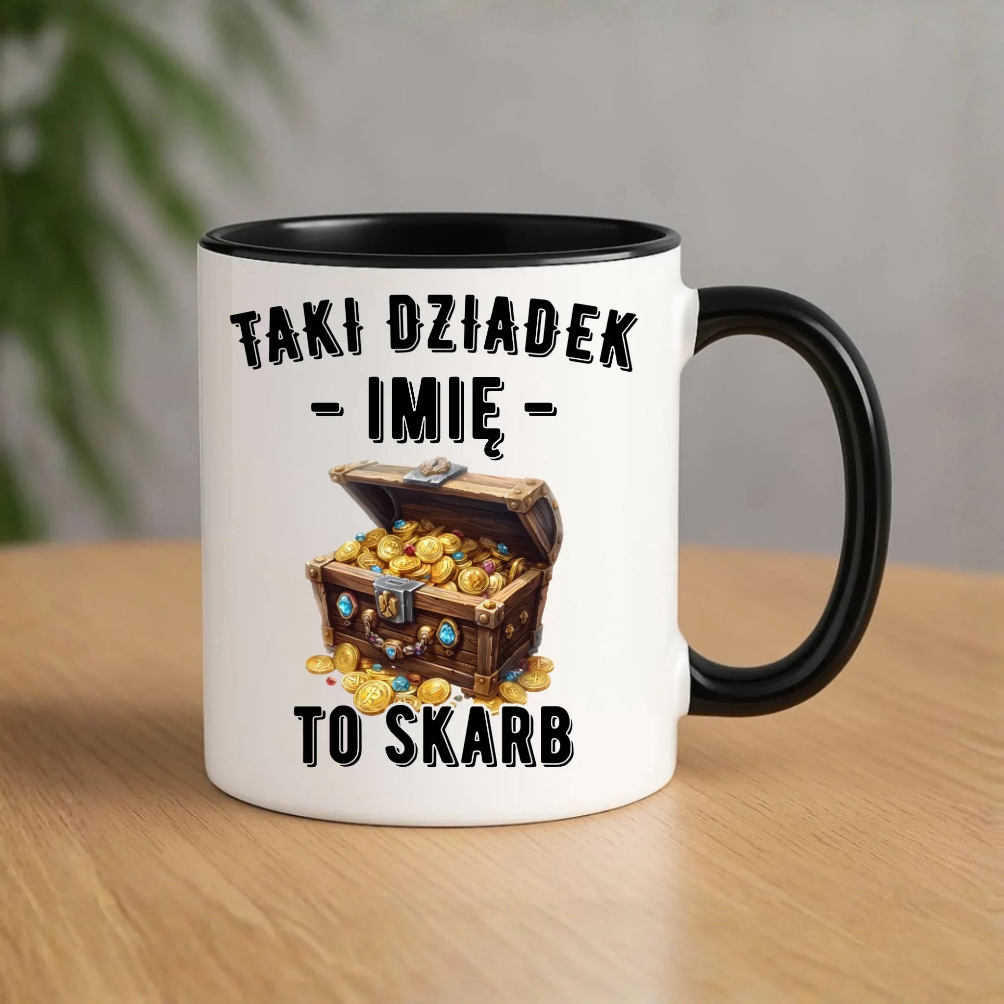 Kubek dla dziadka - Taki dziadek to skarb - personalizowany D19 - StoryCups.pl