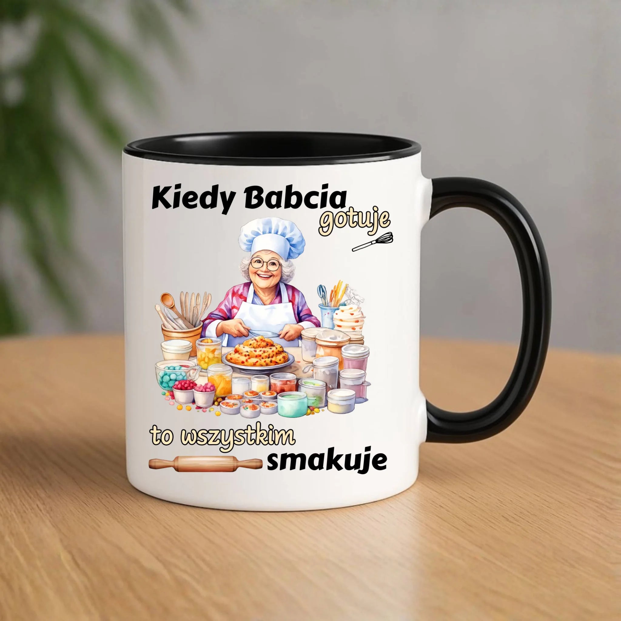 Kubek dla babci – Kiedy babcia gotuje to wszystkim smakuje B34