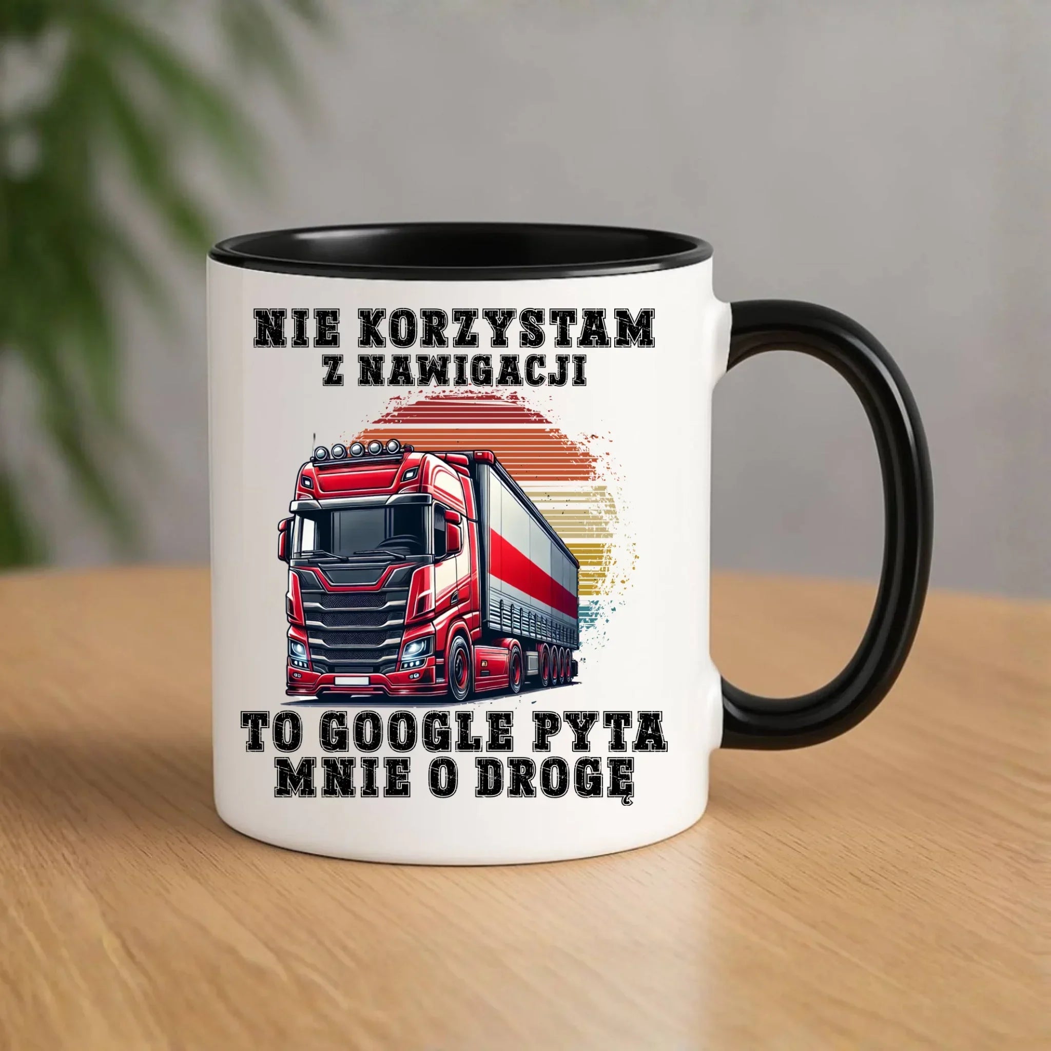 Kubek dla kierowcy ciężarówki - Google pyta mnie o drogę ZKT10 - StoryCups.pl