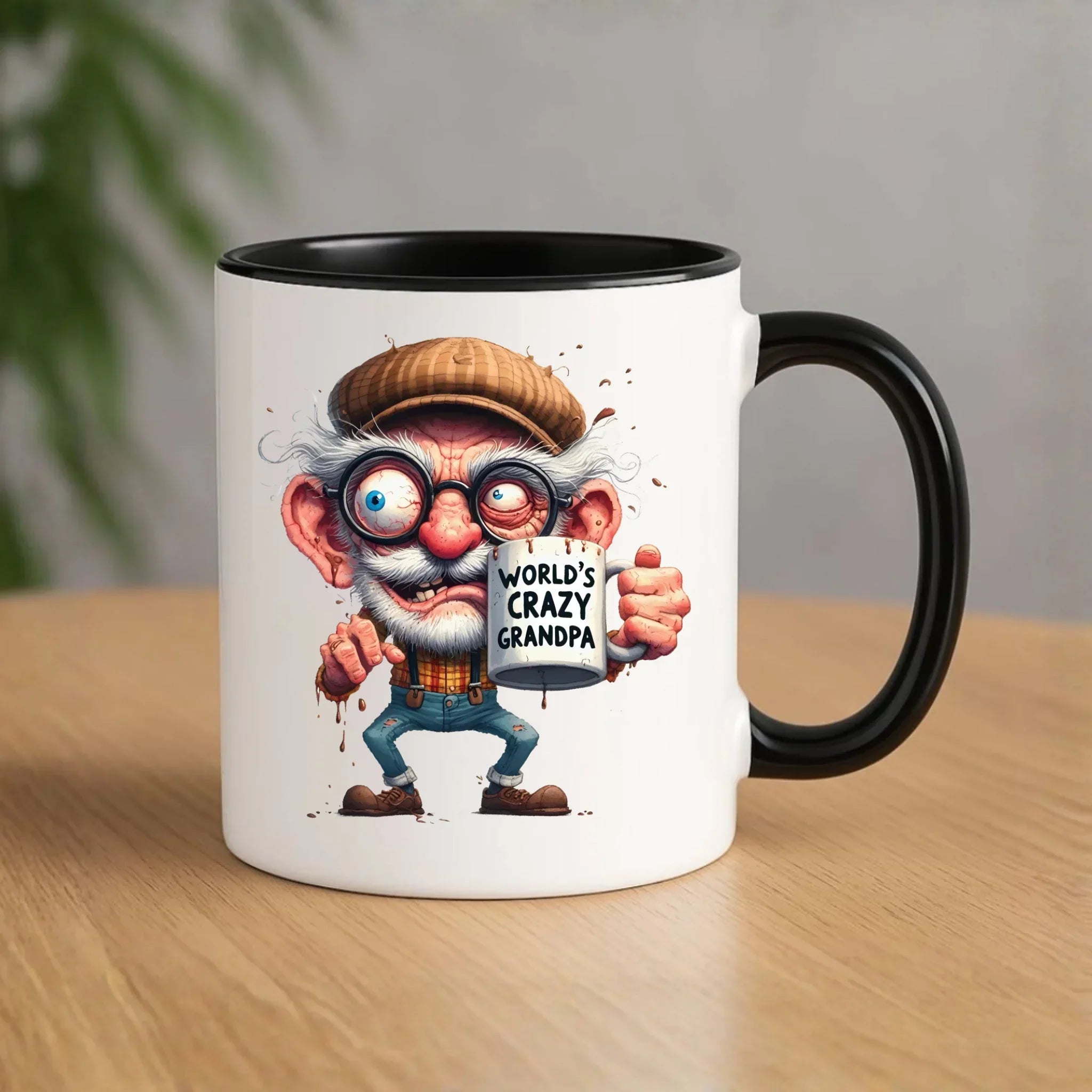 Kubek dla dziadka - Crazy grandpa D38 - StoryCups.pl