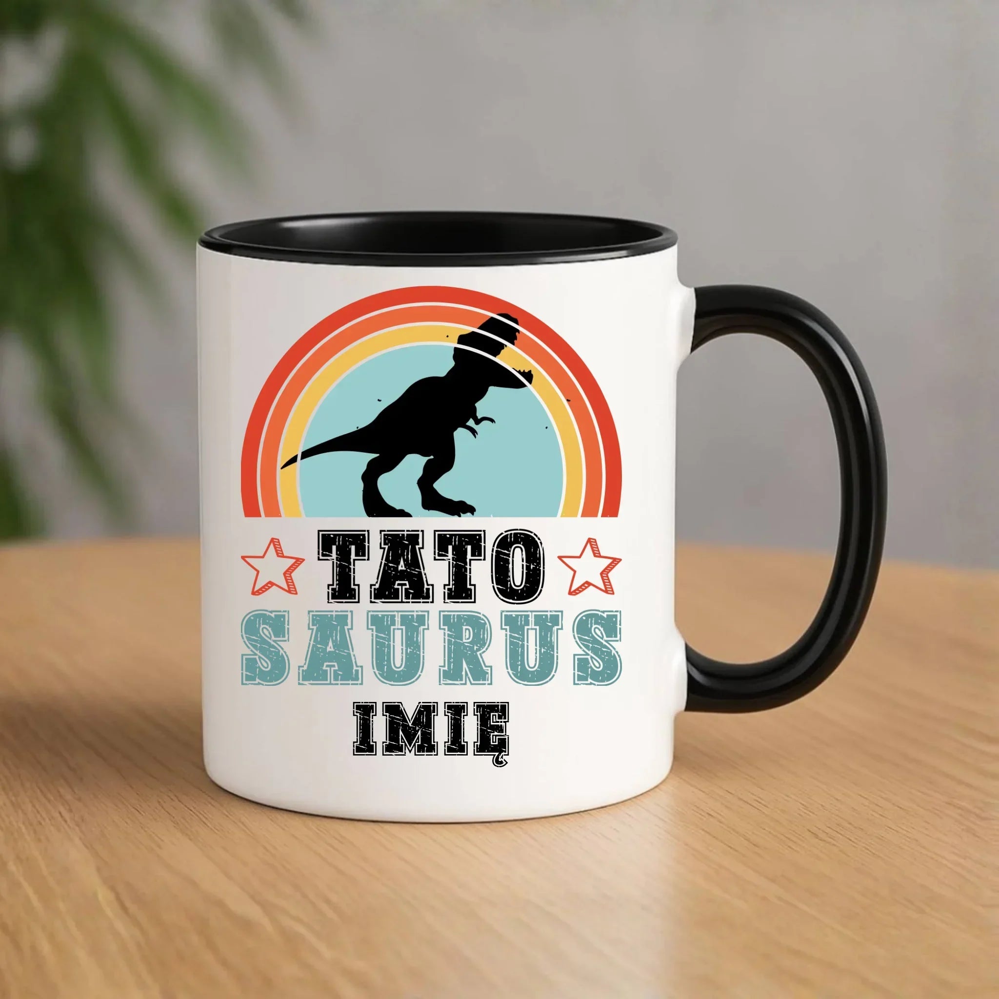 Kubek dla taty - Tato Saurus - personalizowany DT03 - StoryCups.pl