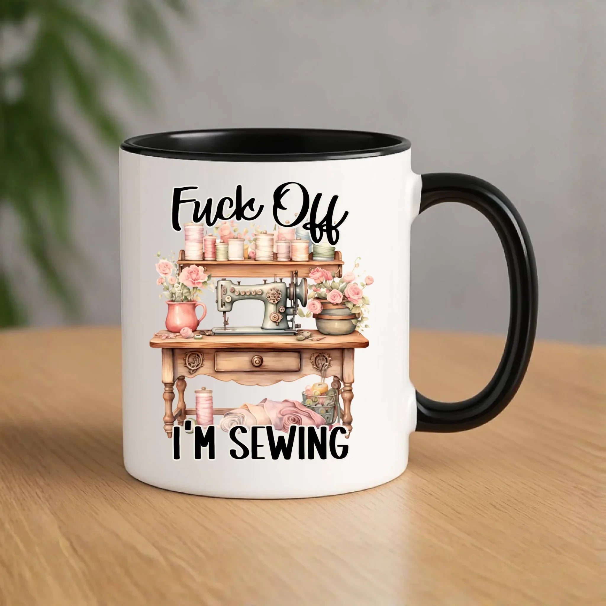 Kubek szyciowy dla krawcowej – Fck off im sewing HS16 - StoryCups.pl
