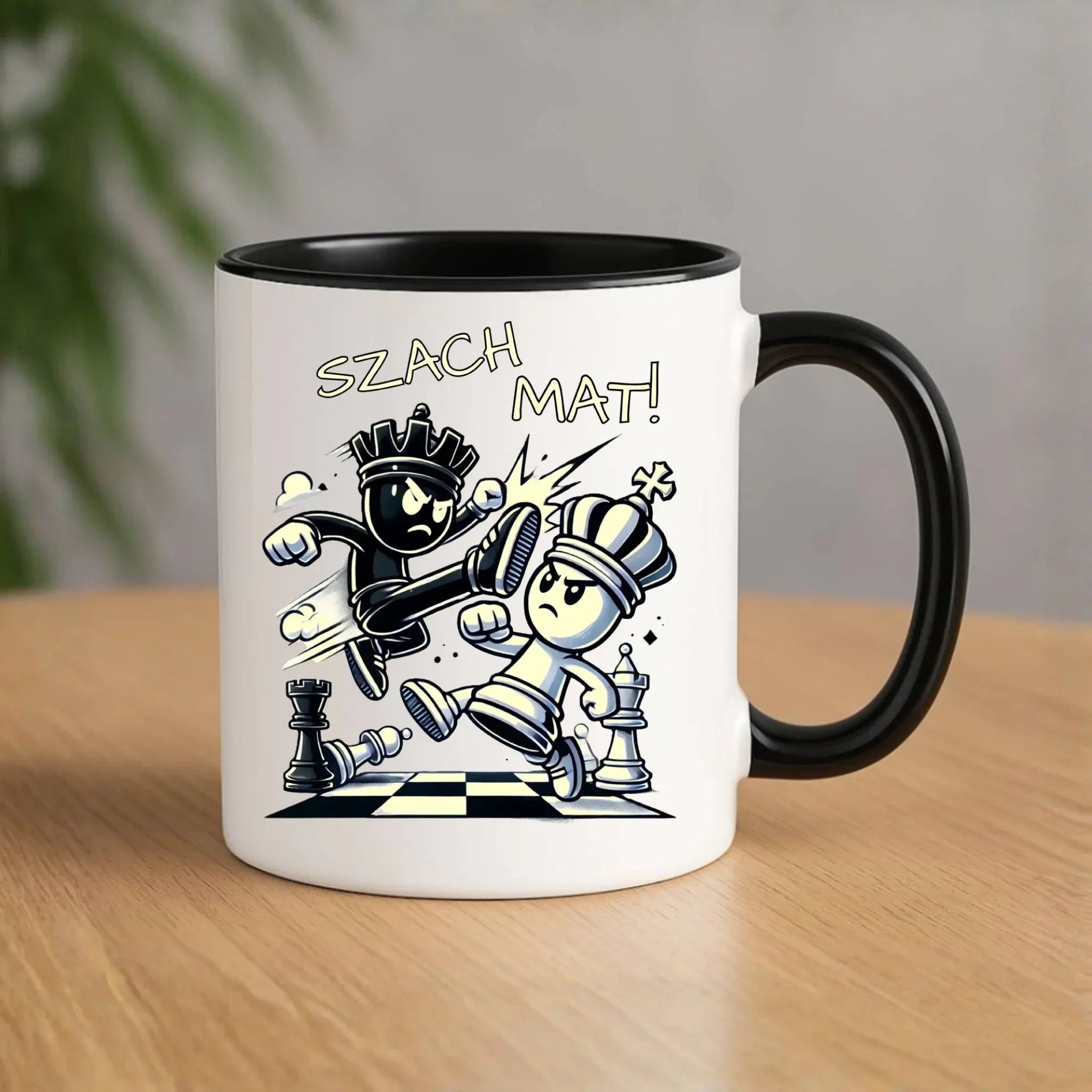 Kubek dla szachisty - SZACH MAT HSZ02 - StoryCups.pl