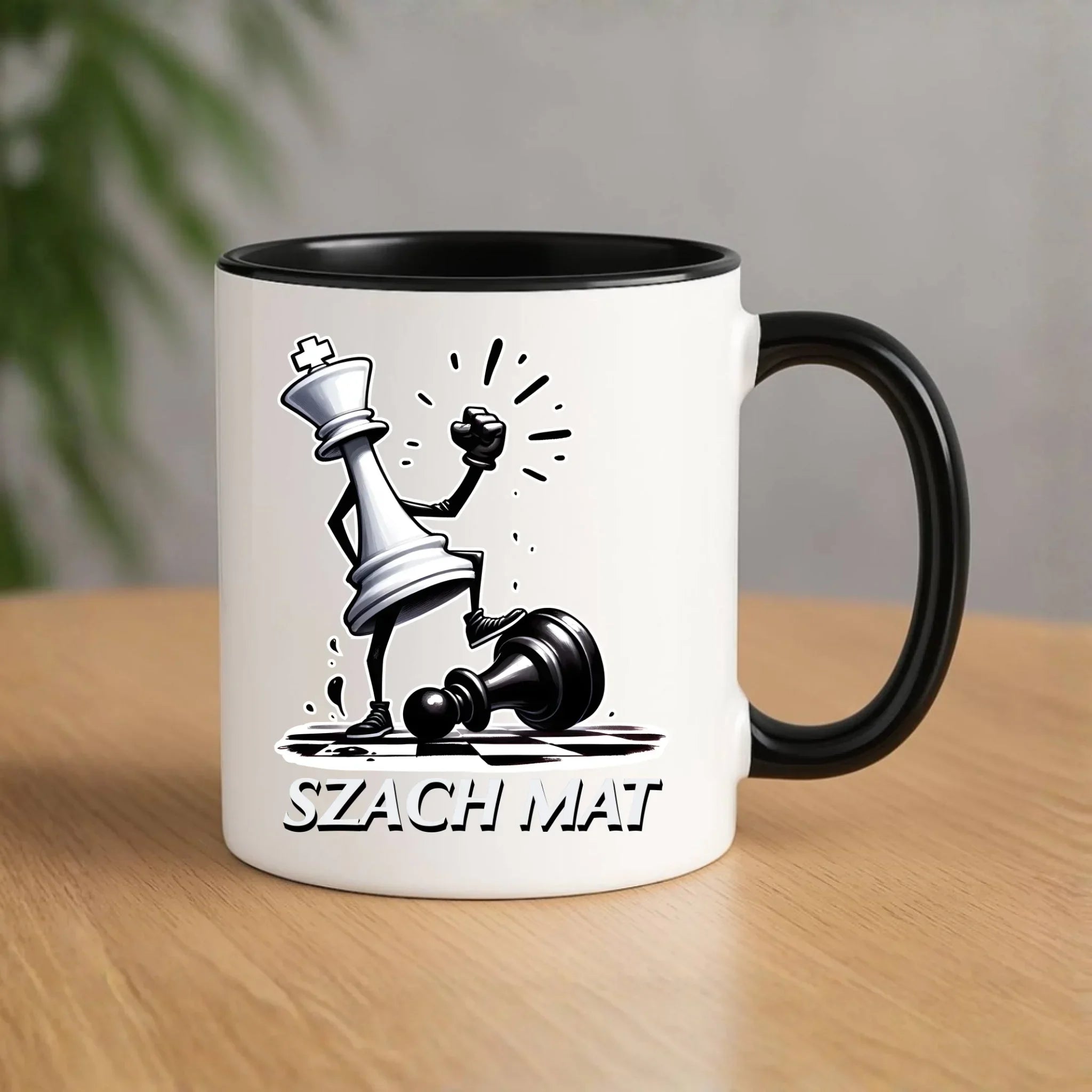 Kubek dla szachisty - Szach mat HSZ07 - StoryCups.pl