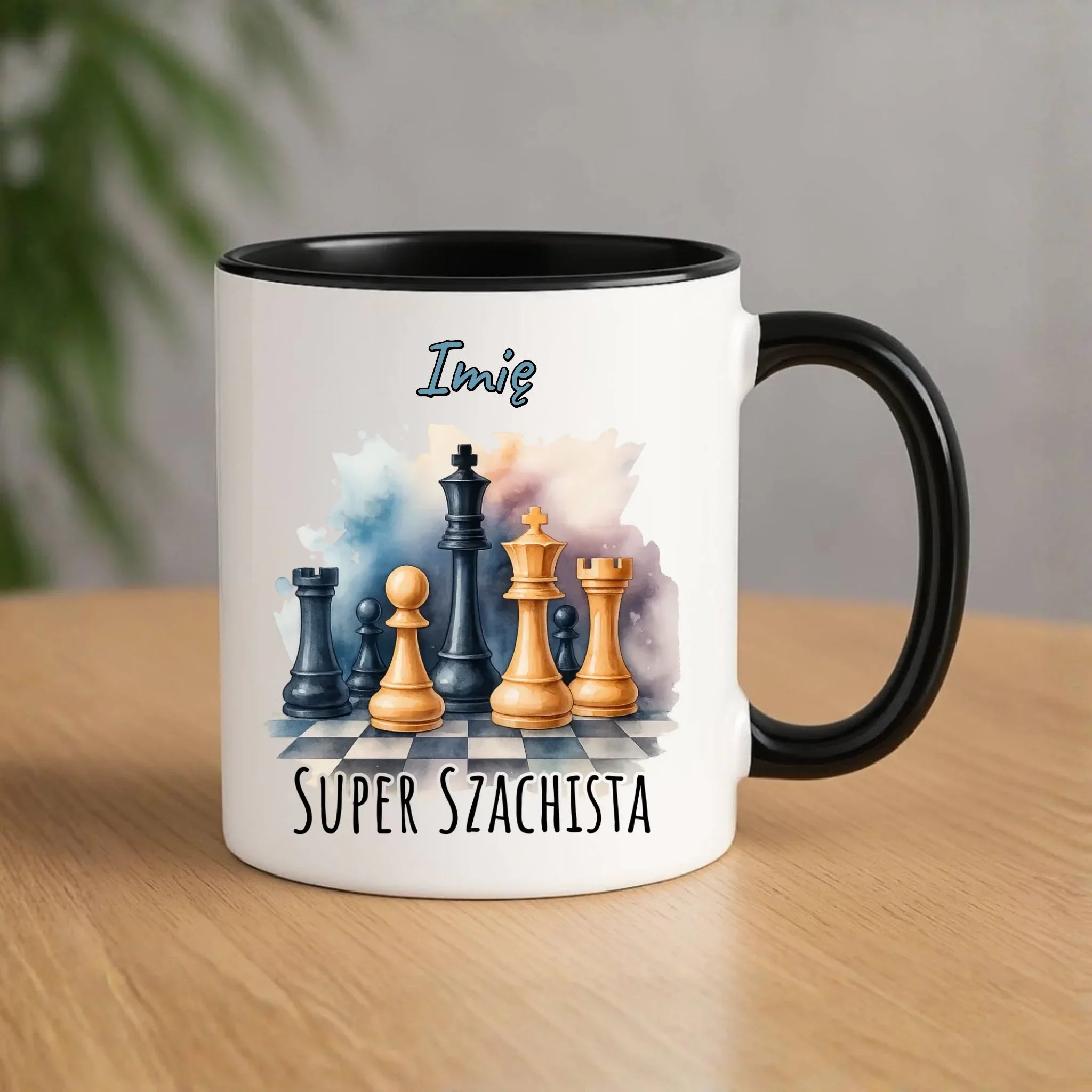 Kubek dla szachisty - Super szachista - personalizowany HSZ12 - StoryCups.pl