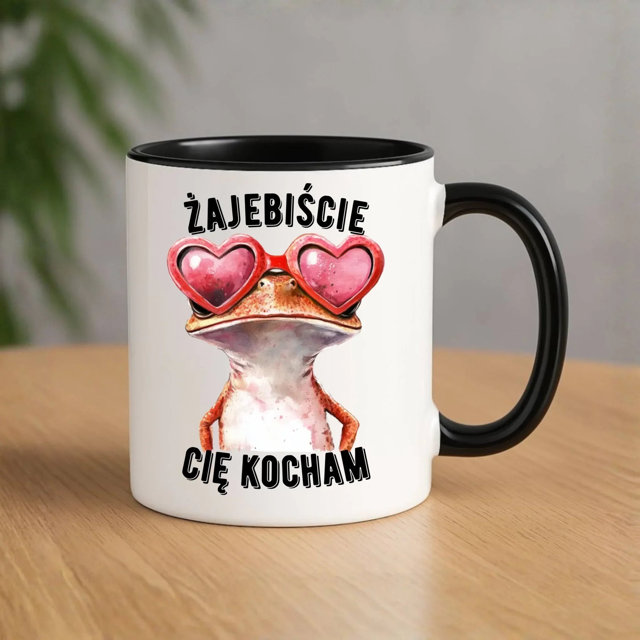Kubek dla par - Żajebiście Cię Kocham Żaba W17 - StoryCups.pl