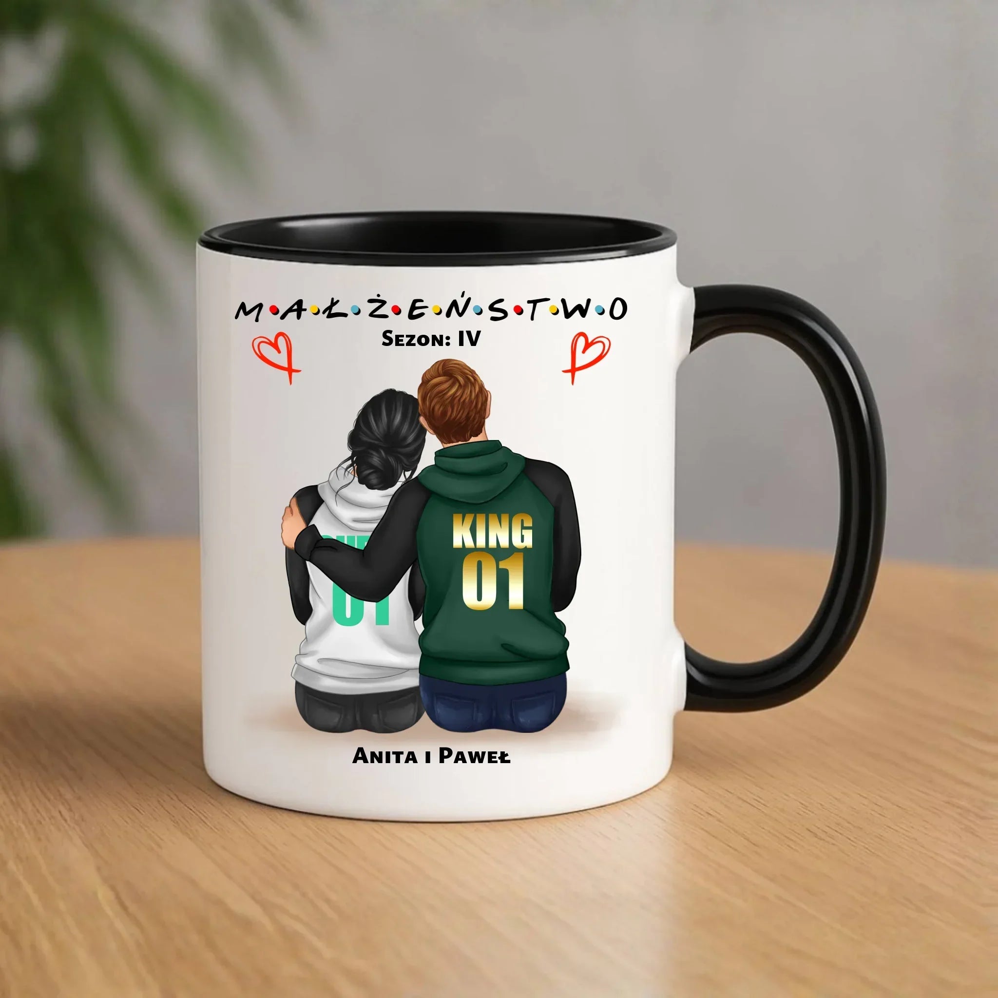 Kubek dla par - Małżeństwo Sezon - personalizowany W05 - StoryCups.pl