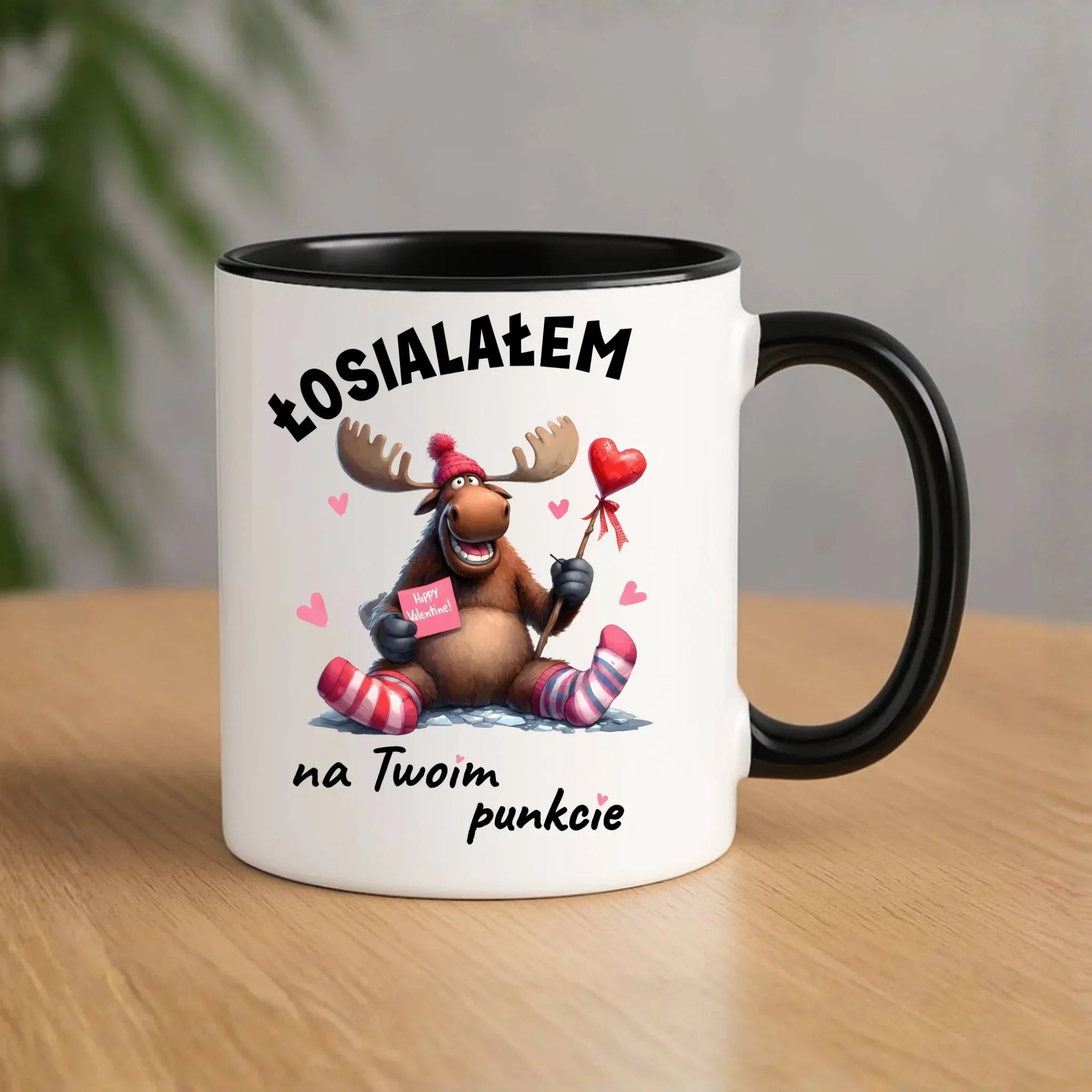 Kubek dla par - Łosialałem na Twoim punkcie W66 - StoryCups.pl