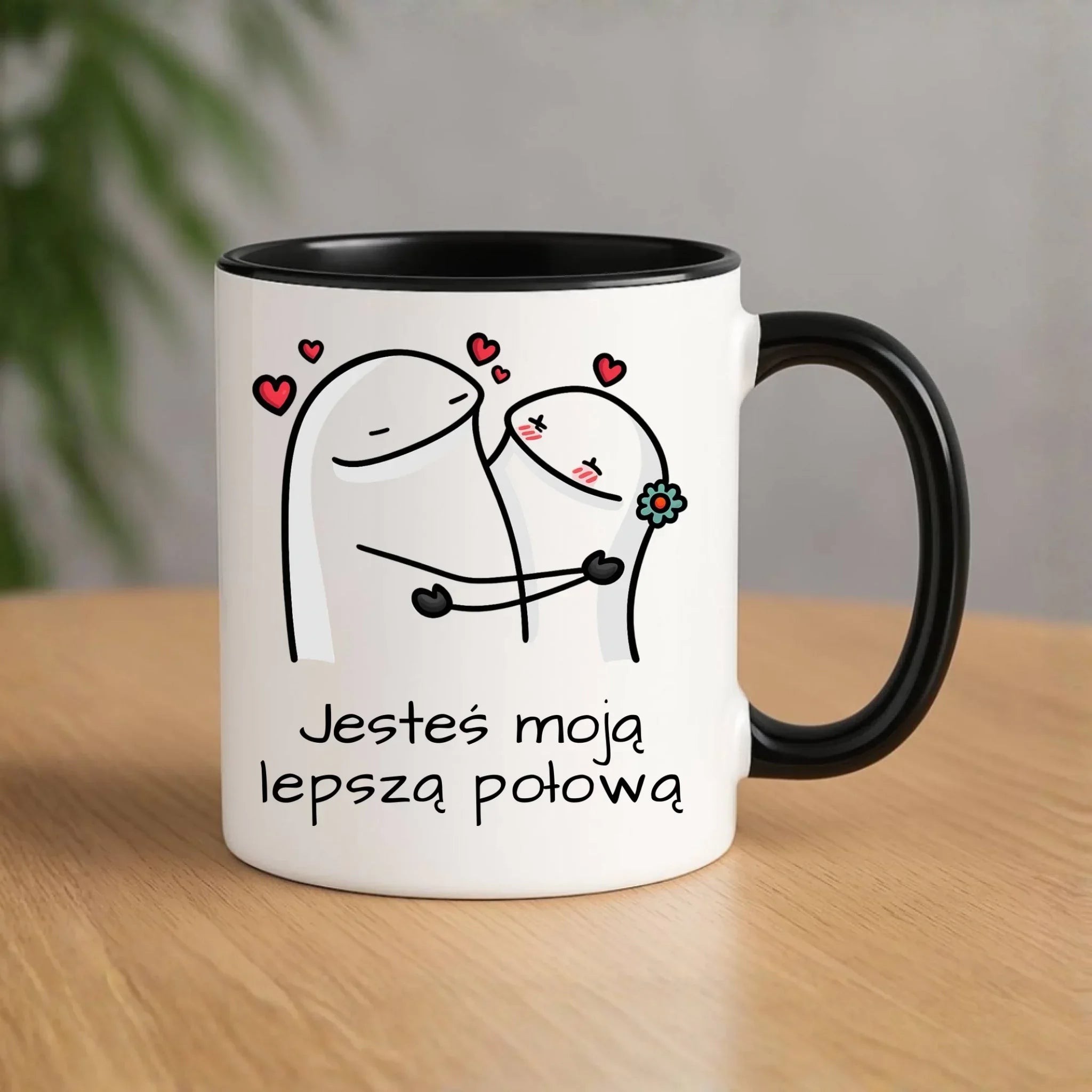 Kubek dla par - Jesteś moją lepszą połową W87 - StoryCups.pl