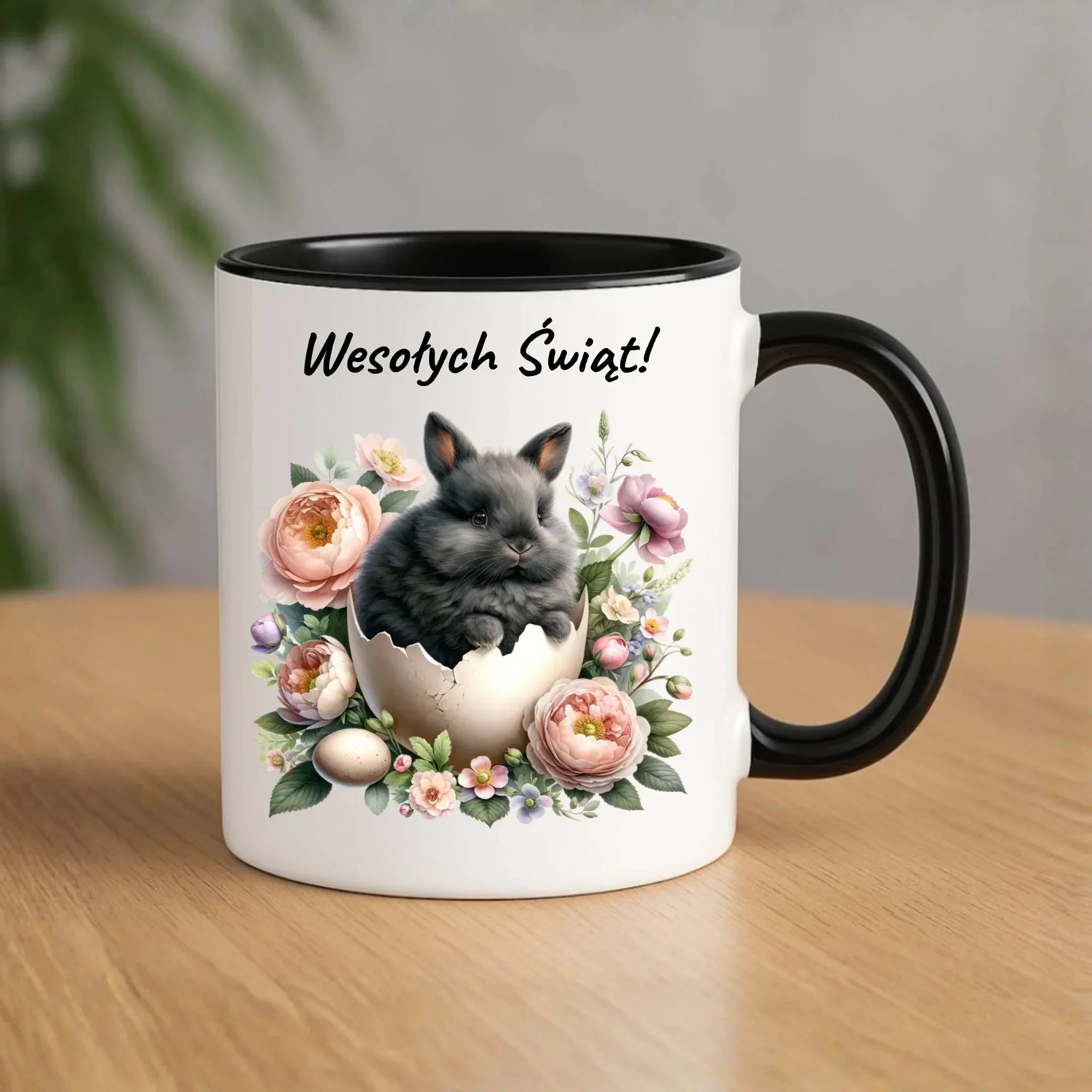 Kubek na Wielkanoc - Zajączek w pisance Wesołych Świąt WN03 - StoryCups.pl