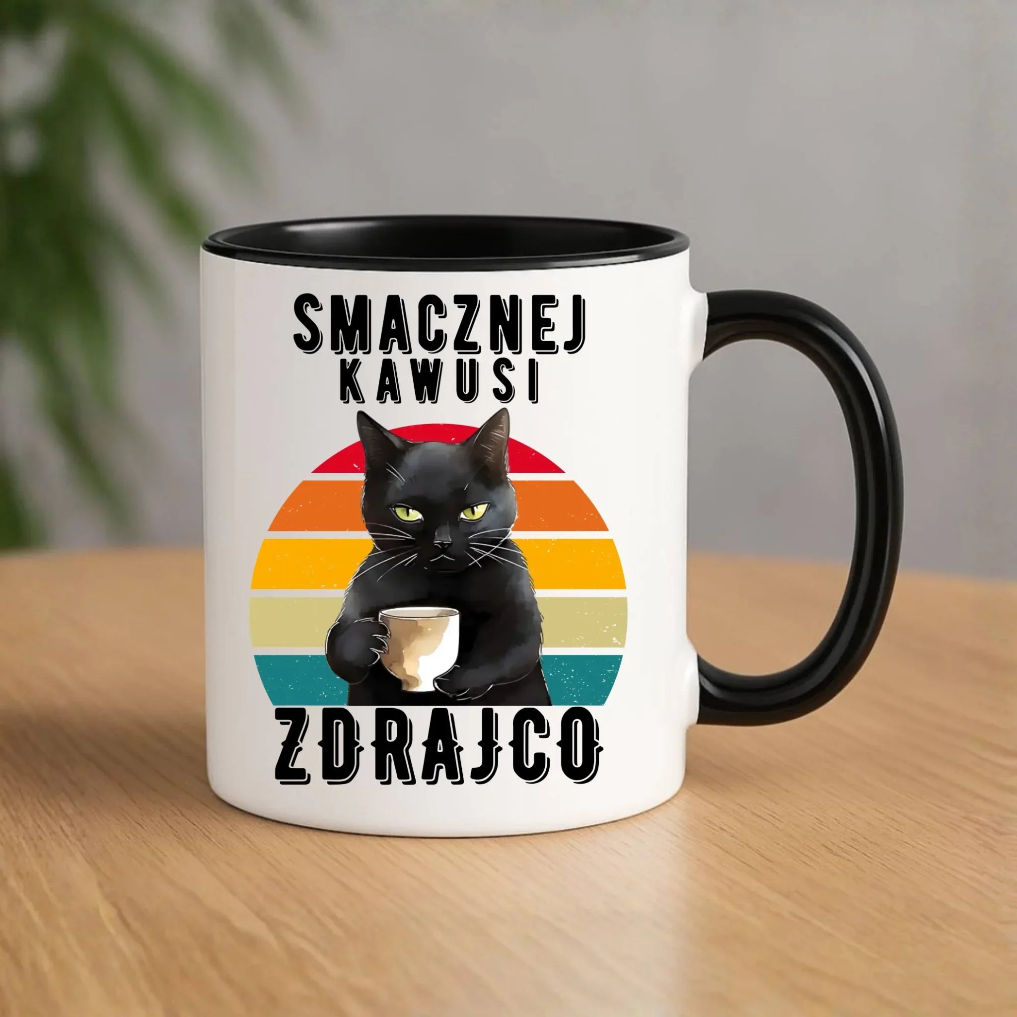 Kubek na odejście z pracy - Smacznej kawusi zdrajco OP03 - StoryCups.pl