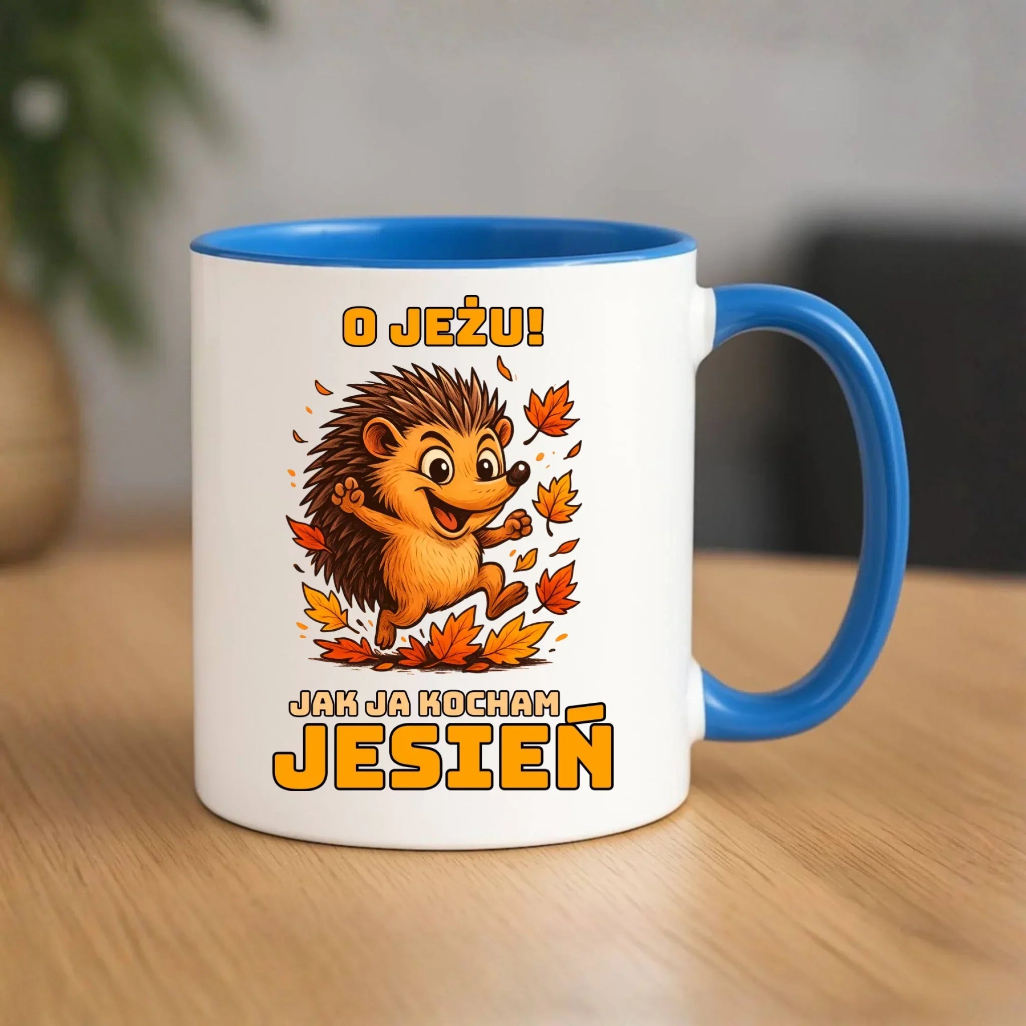 Kubek jesienny - O JEŻU! Jak ja kocham jesień JS31 - StoryCups.pl