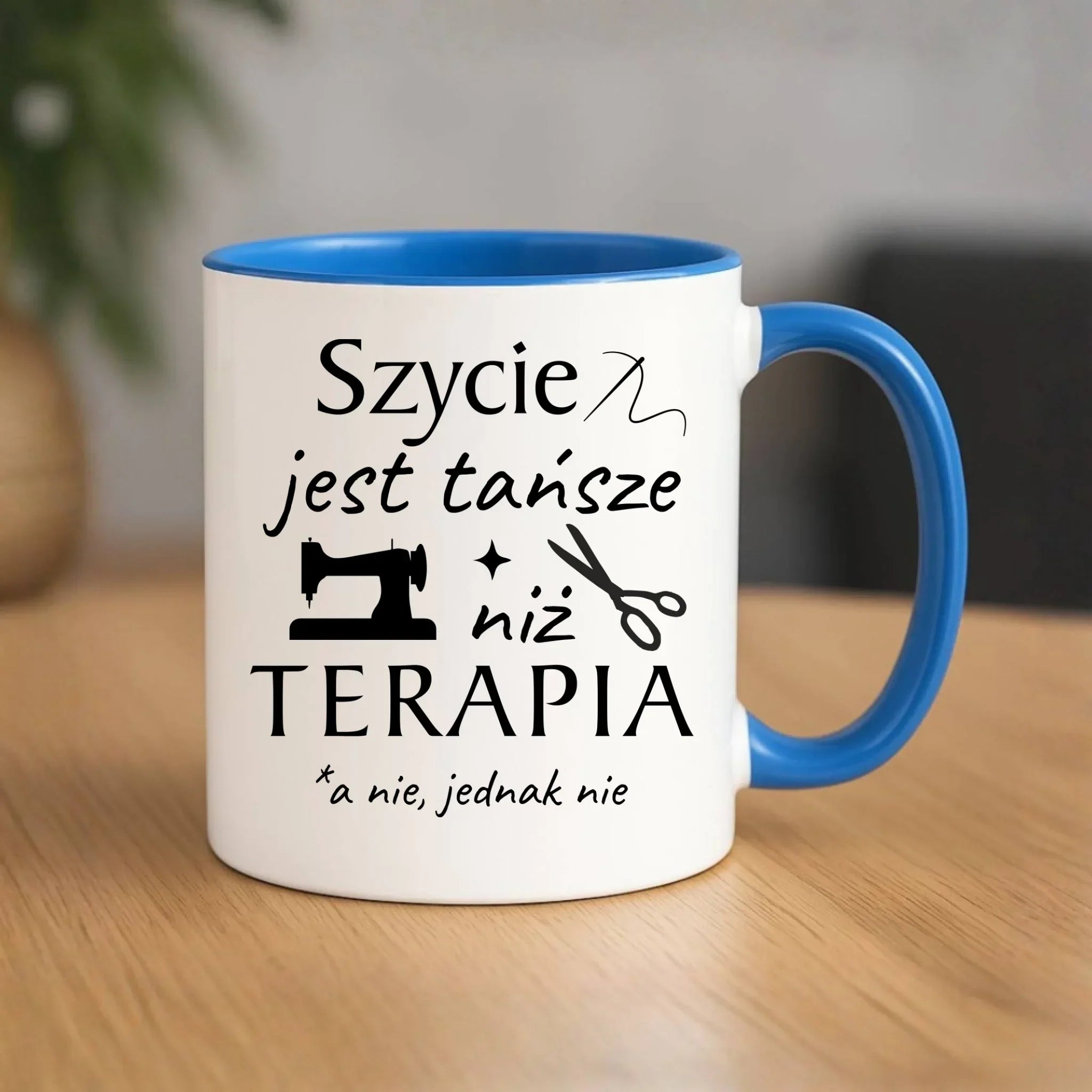 Kubek szyciowy dla krawcowej – Szycie tańsze niż terapia HS04 - StoryCups.pl