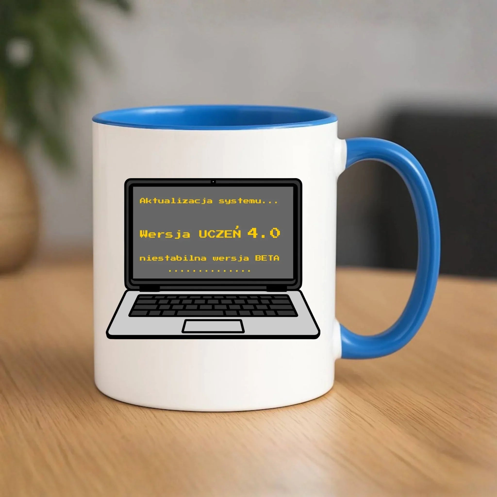 Kubek dla ucznia - Aktualizacja systemu - powrót do szkoły - personalizowany SZ16 - StoryCups.pl