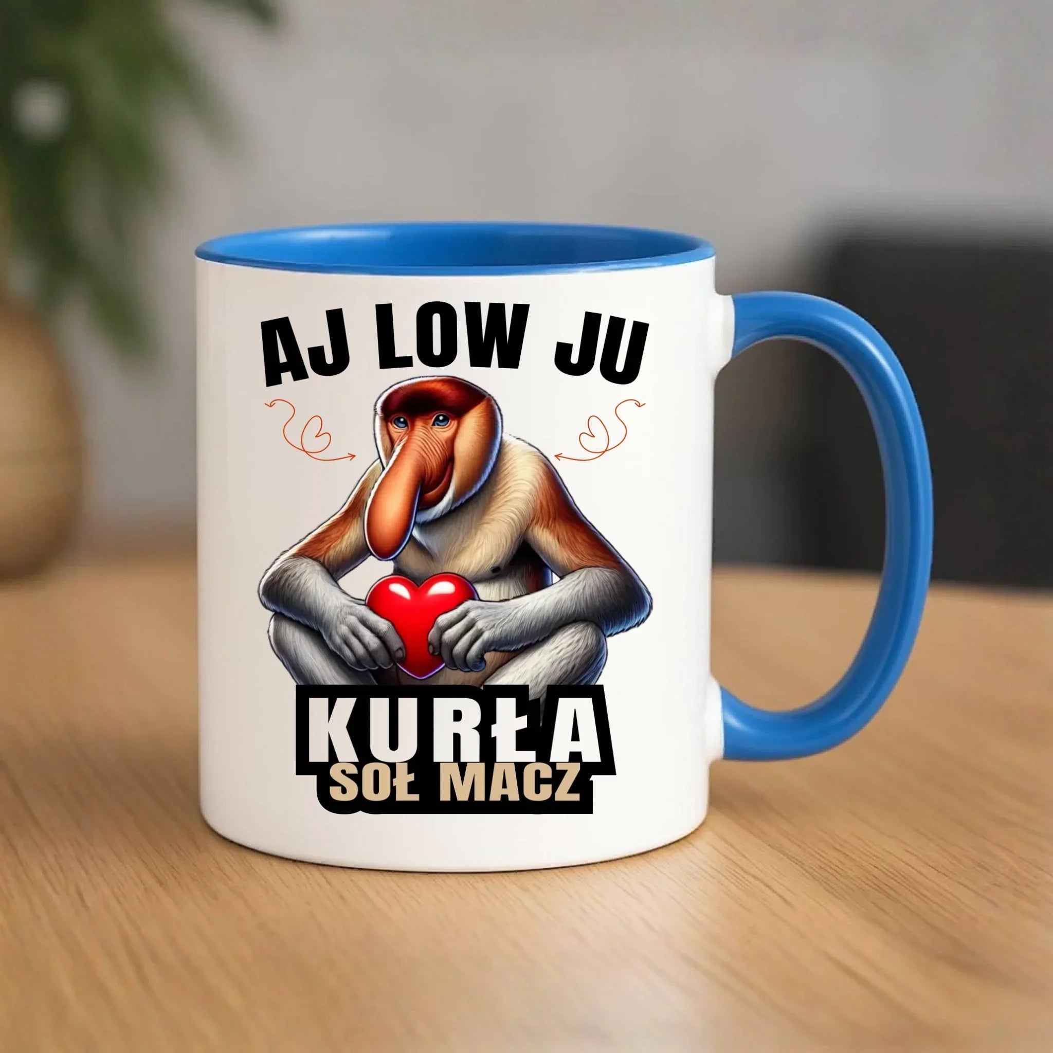 Kubek dla par - Janusz nosacz - Aj low ju kurła W26 - StoryCups.pl