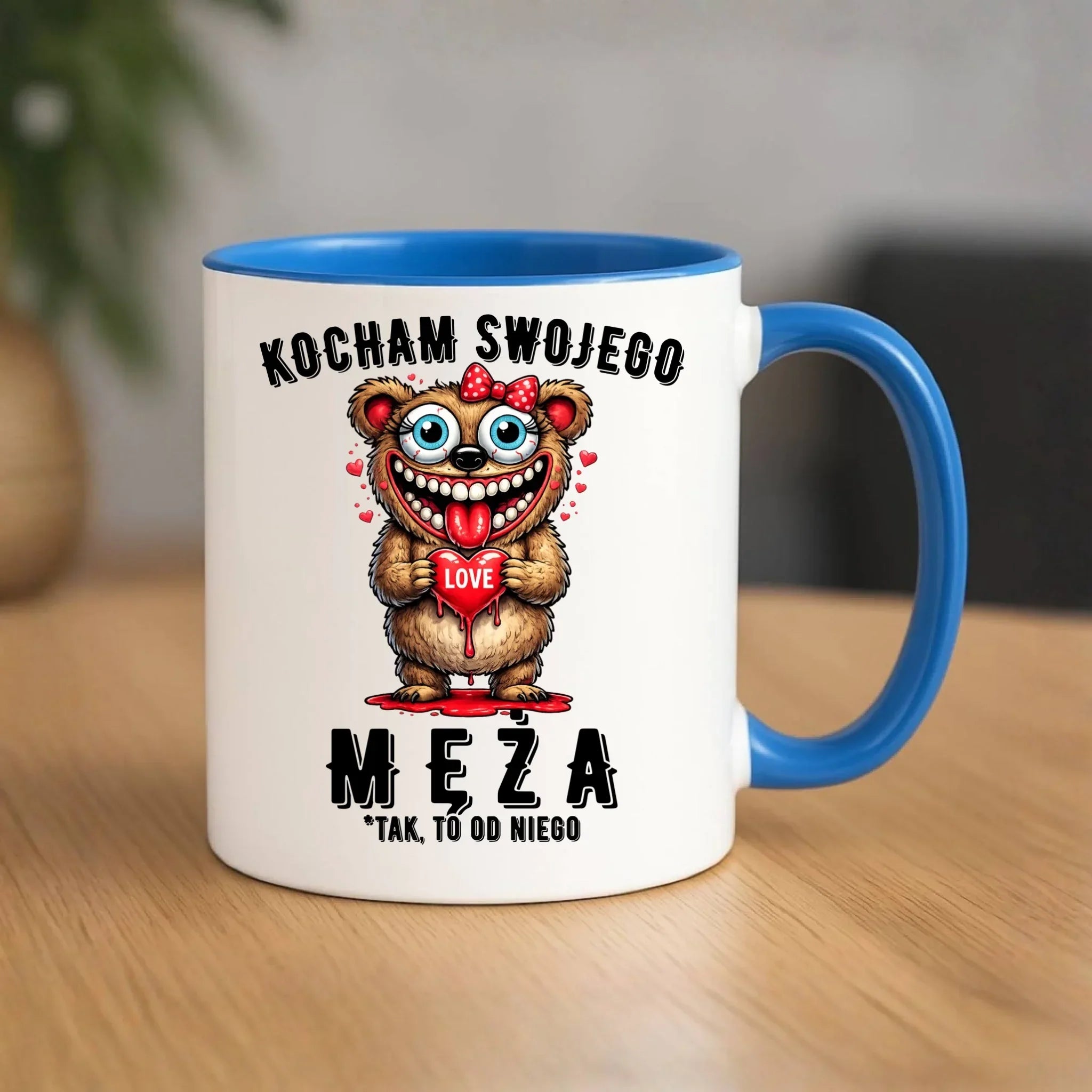 Kubek dla żony - Kocham swojego męża W22 - StoryCups.pl
