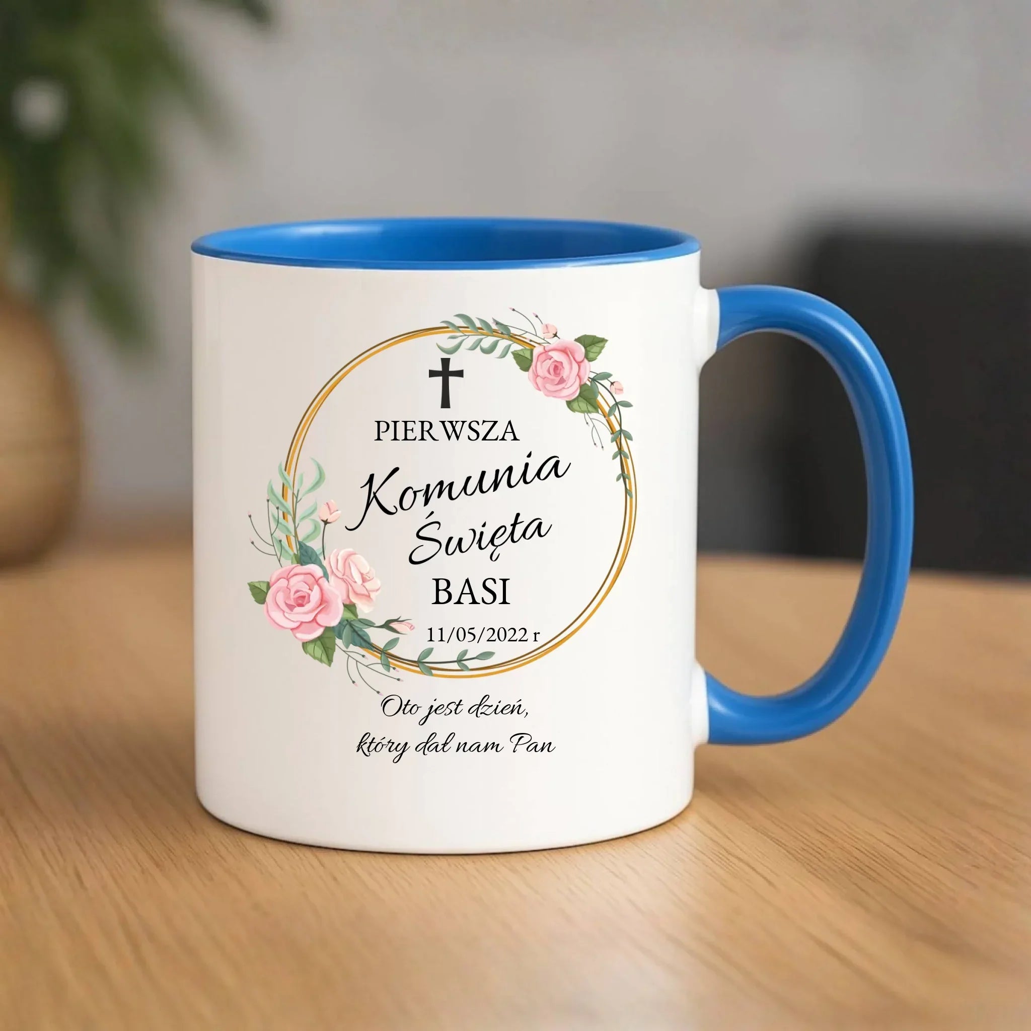 Kubek | Prezent na Pierwszą Komunię Świętą dla dziewczynki - personalizowany PK03 - StoryCups.pl