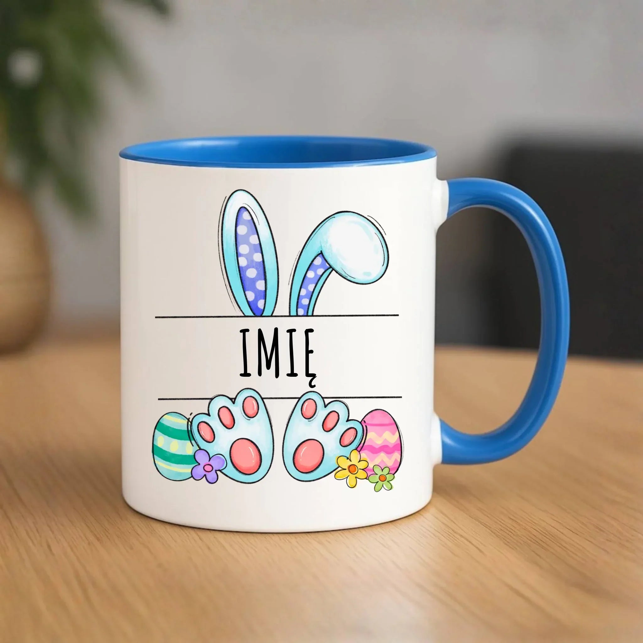 Kubek dla dziecka na Wielkanoc - Zajączek - personalizowany WN14 - StoryCups.pl