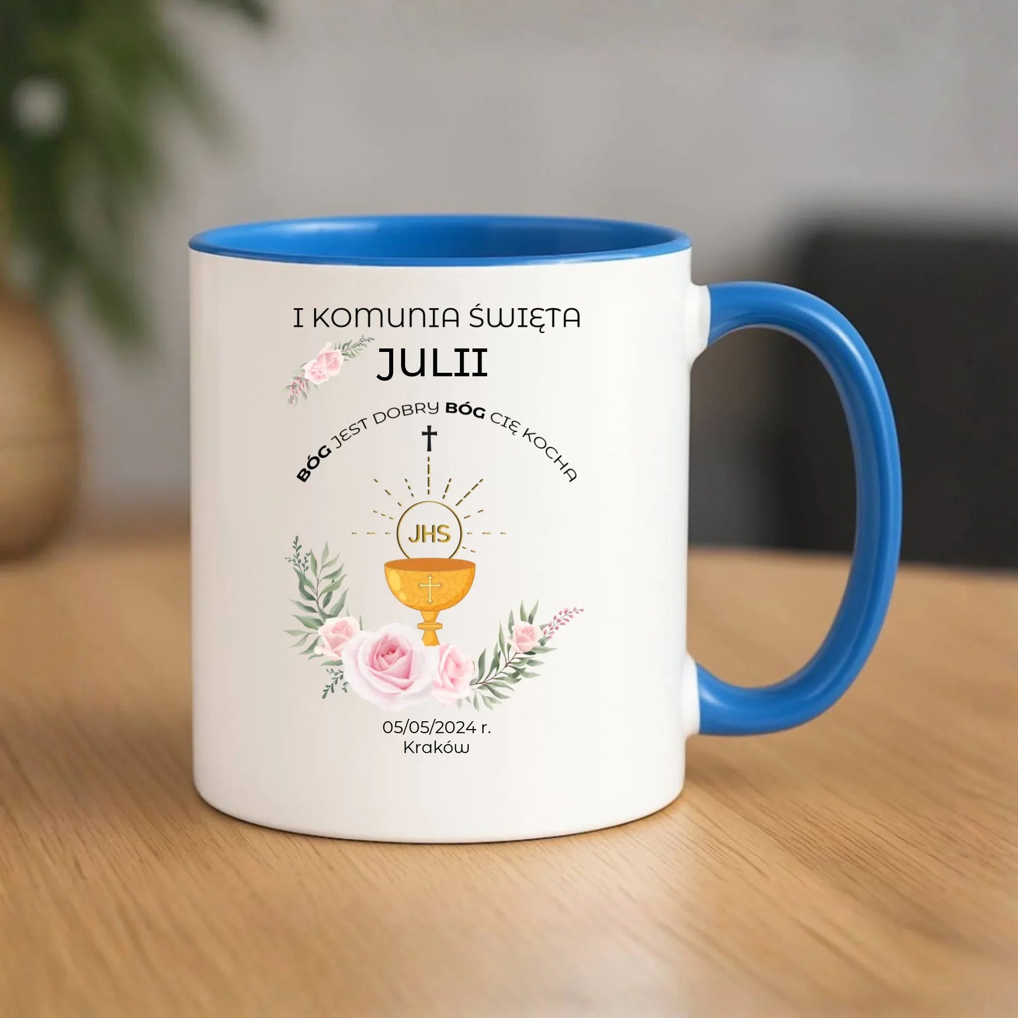 Kubek | Prezent na Pierwszą Komunię Świętą - personalizowany PK01 - StoryCups.pl