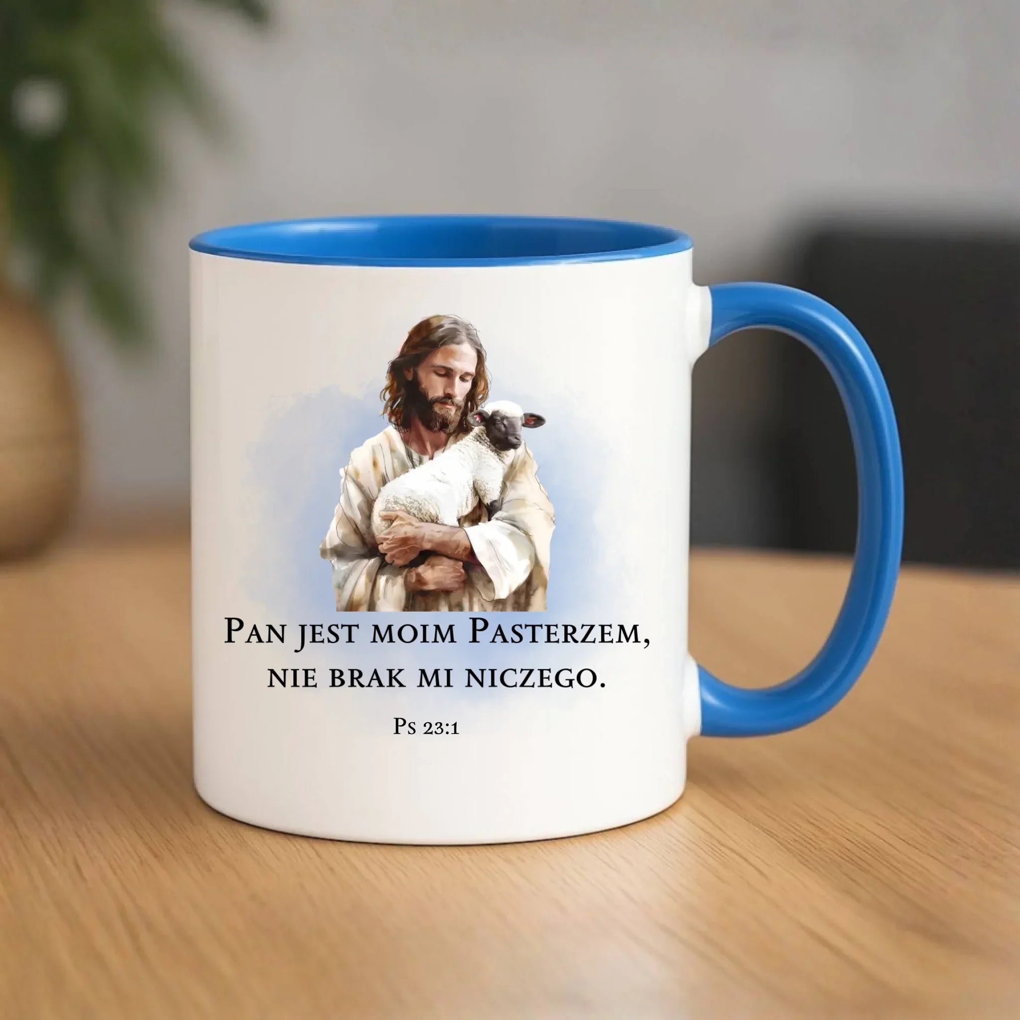 Kubek chrześcijański - Pan jest moim pasterzem DU03 - StoryCups.pl