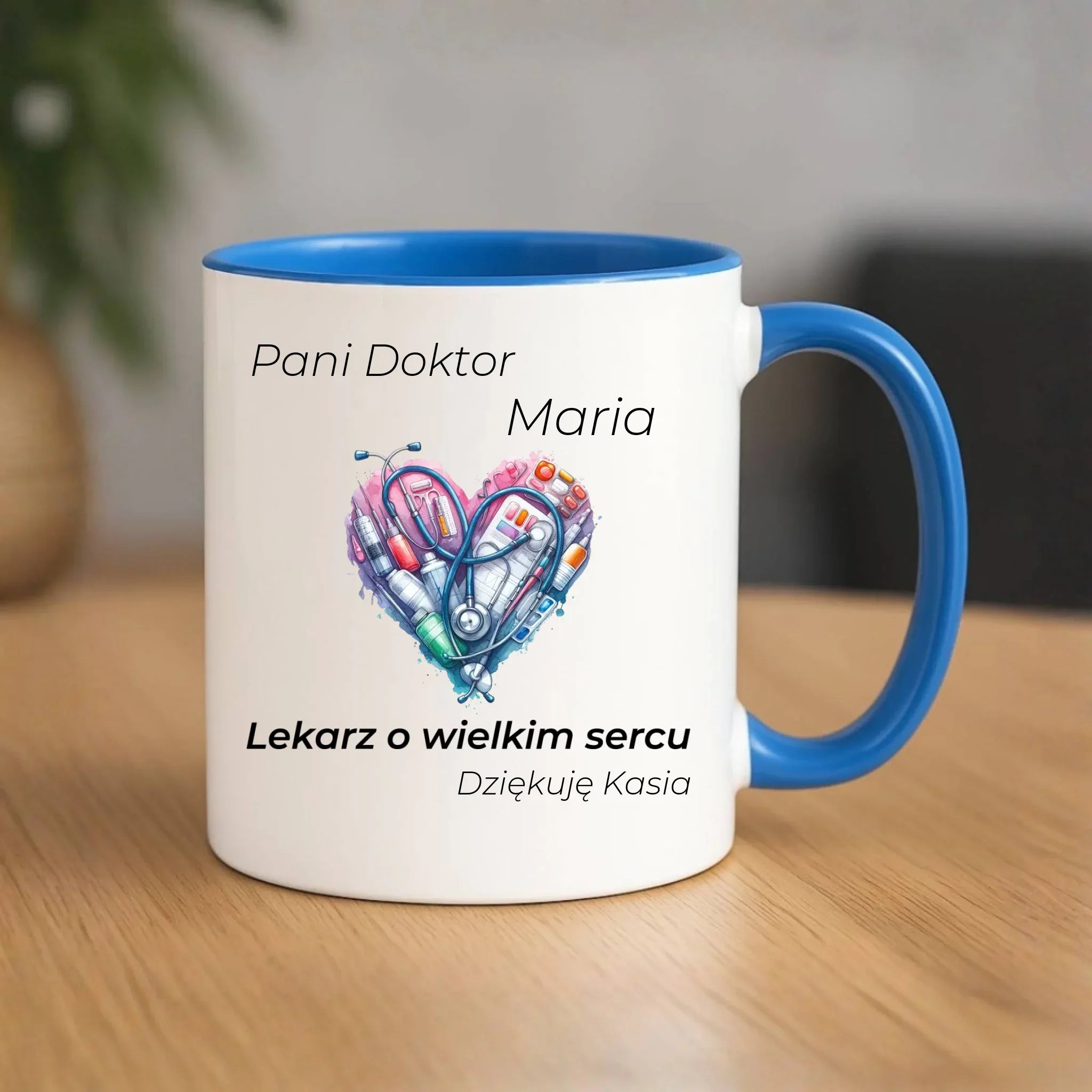 Kubek dla lekarza - Prezent dla kardiologa - personalizowany L01 - StoryCups.pl