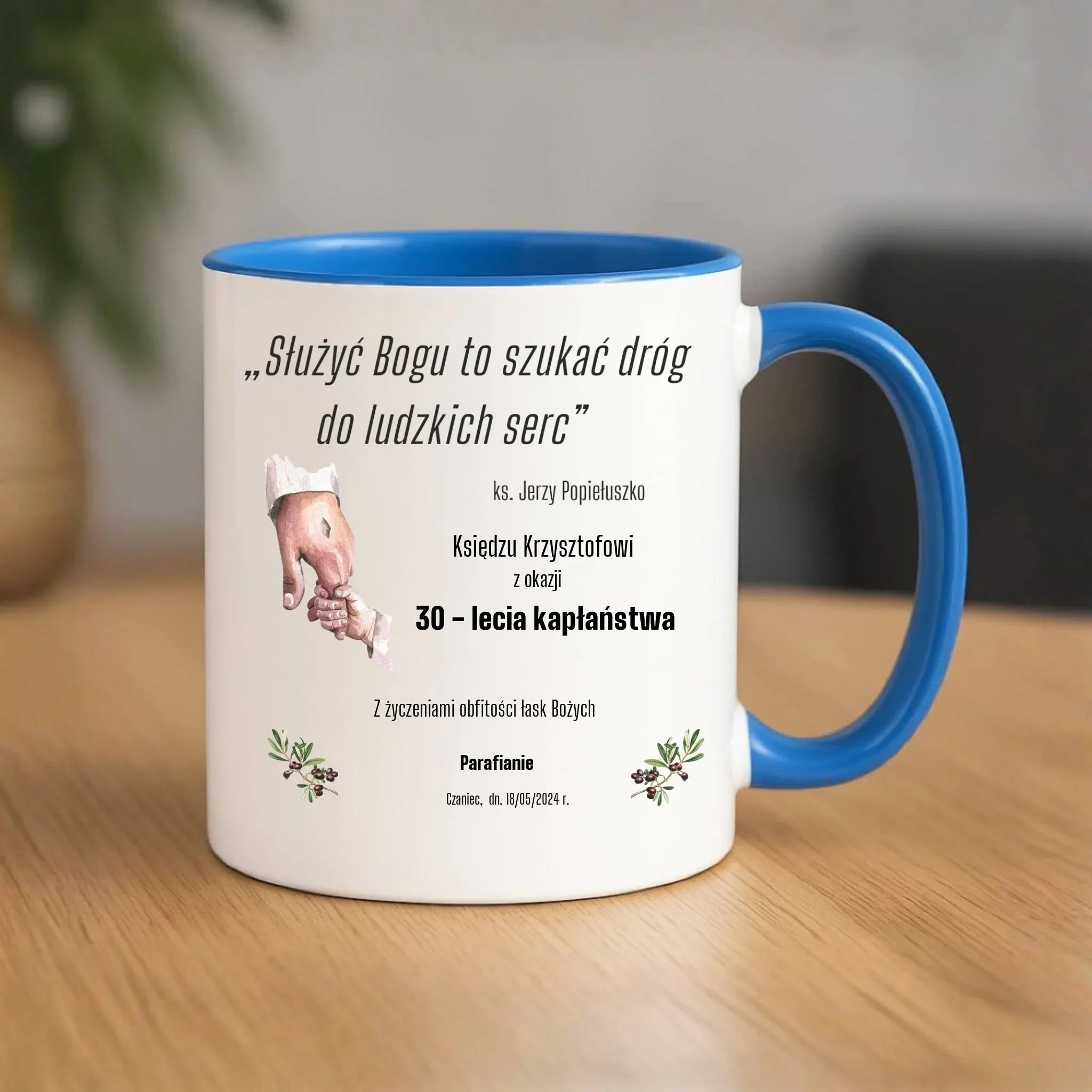 Kubek - Prezent dla księdza na Rocznicę Kapłaństwa - personalizowany DU01 - StoryCups.pl