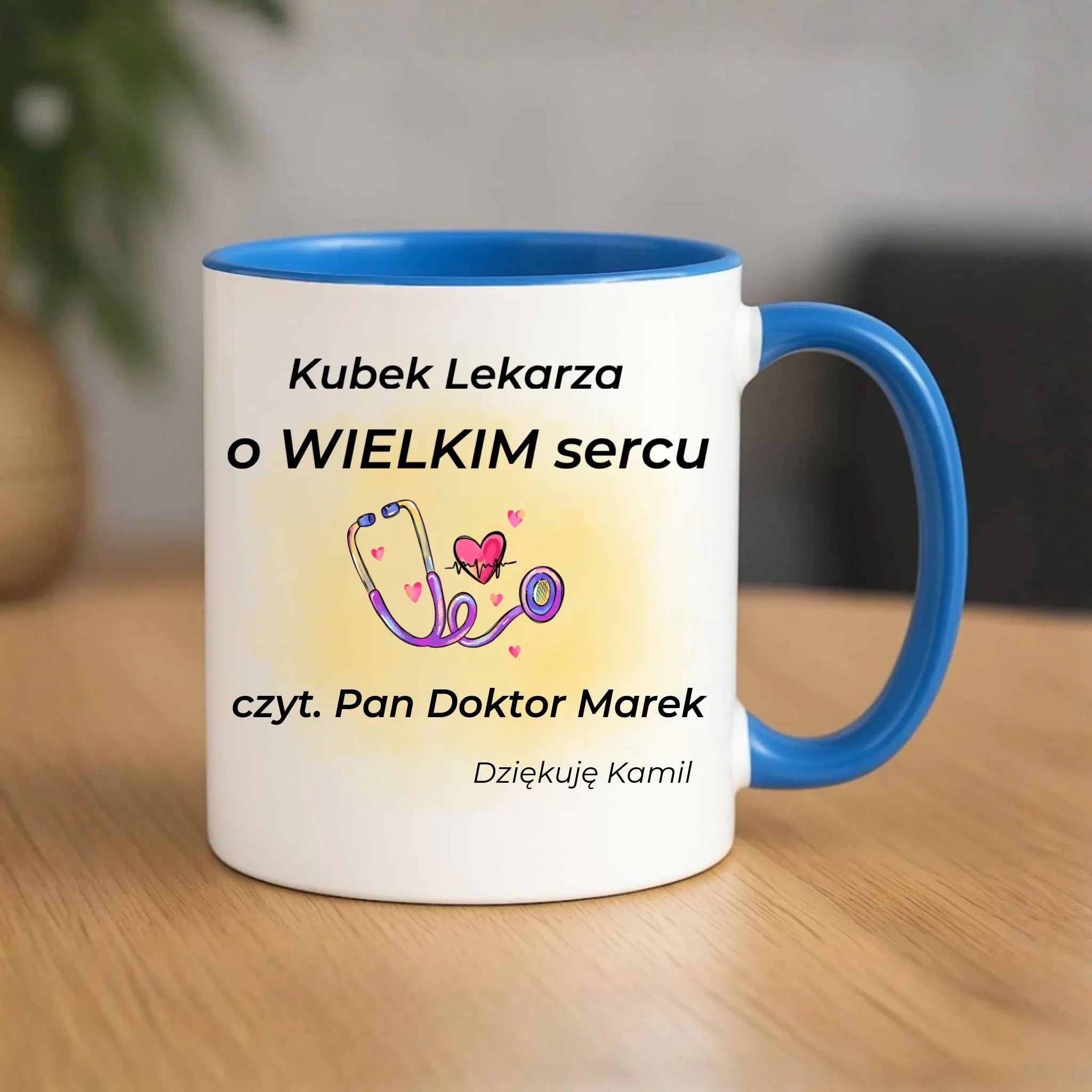 Kubek dla lekarza - Prezent na podziękowanie - personalizowany L03 - StoryCups.pl