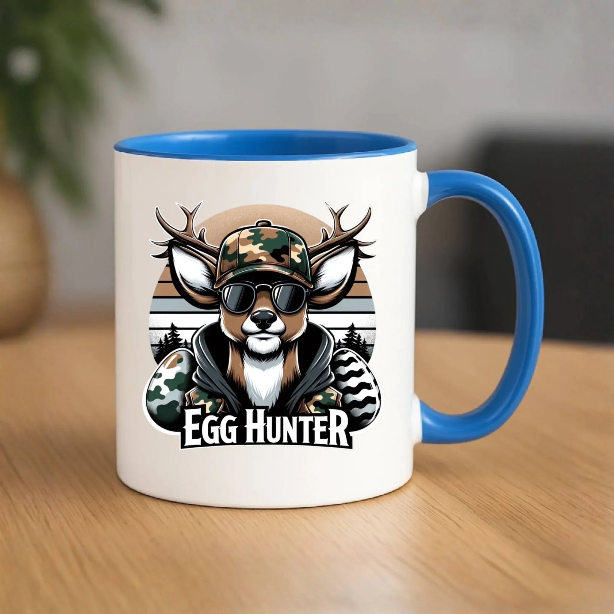 Kubek wielkanocny - Jeleń Survival Egg hunter WN19 - StoryCups.pl
