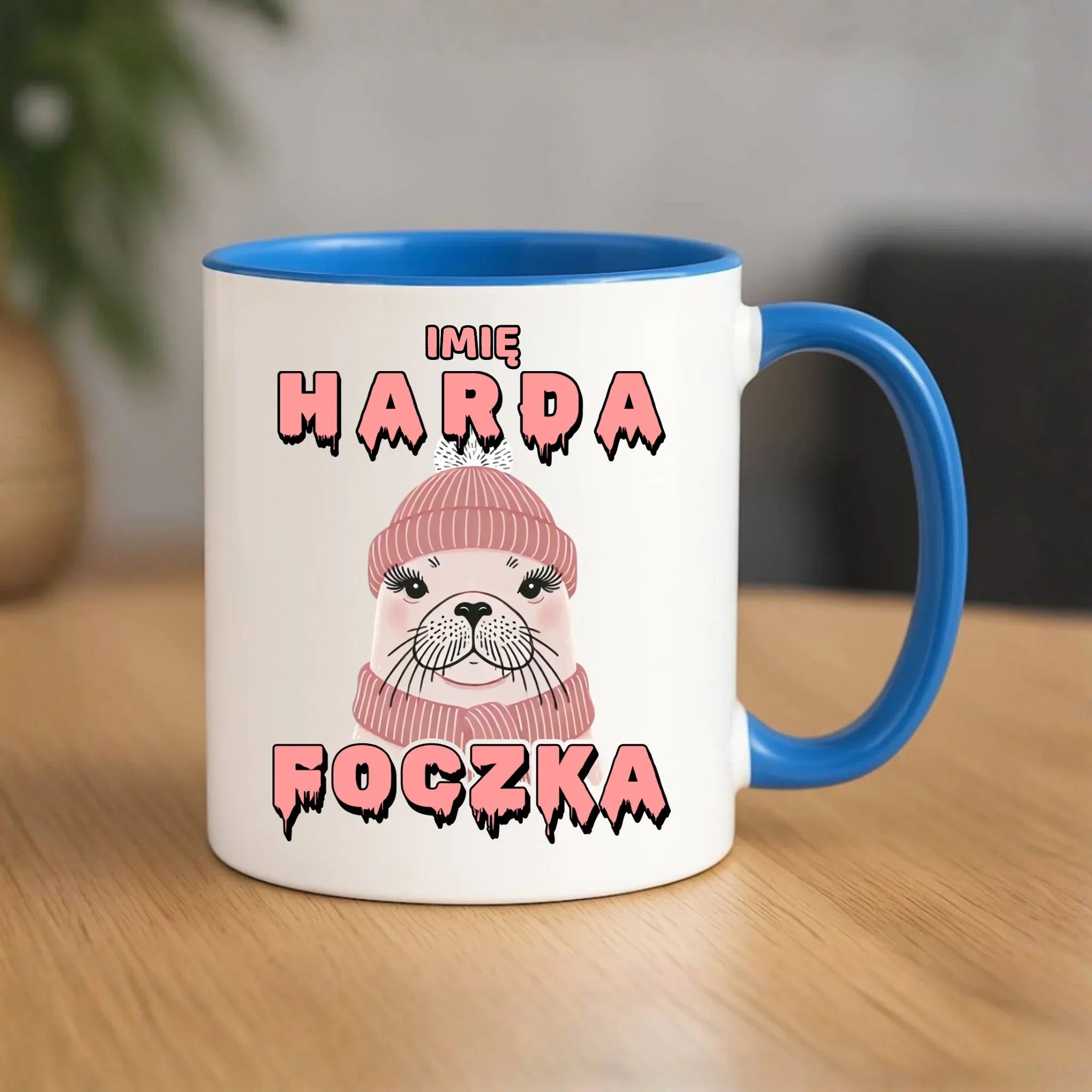 Kubek - prezent dla morsa - Harda foczka - personalizowany HM05 - StoryCups.pl