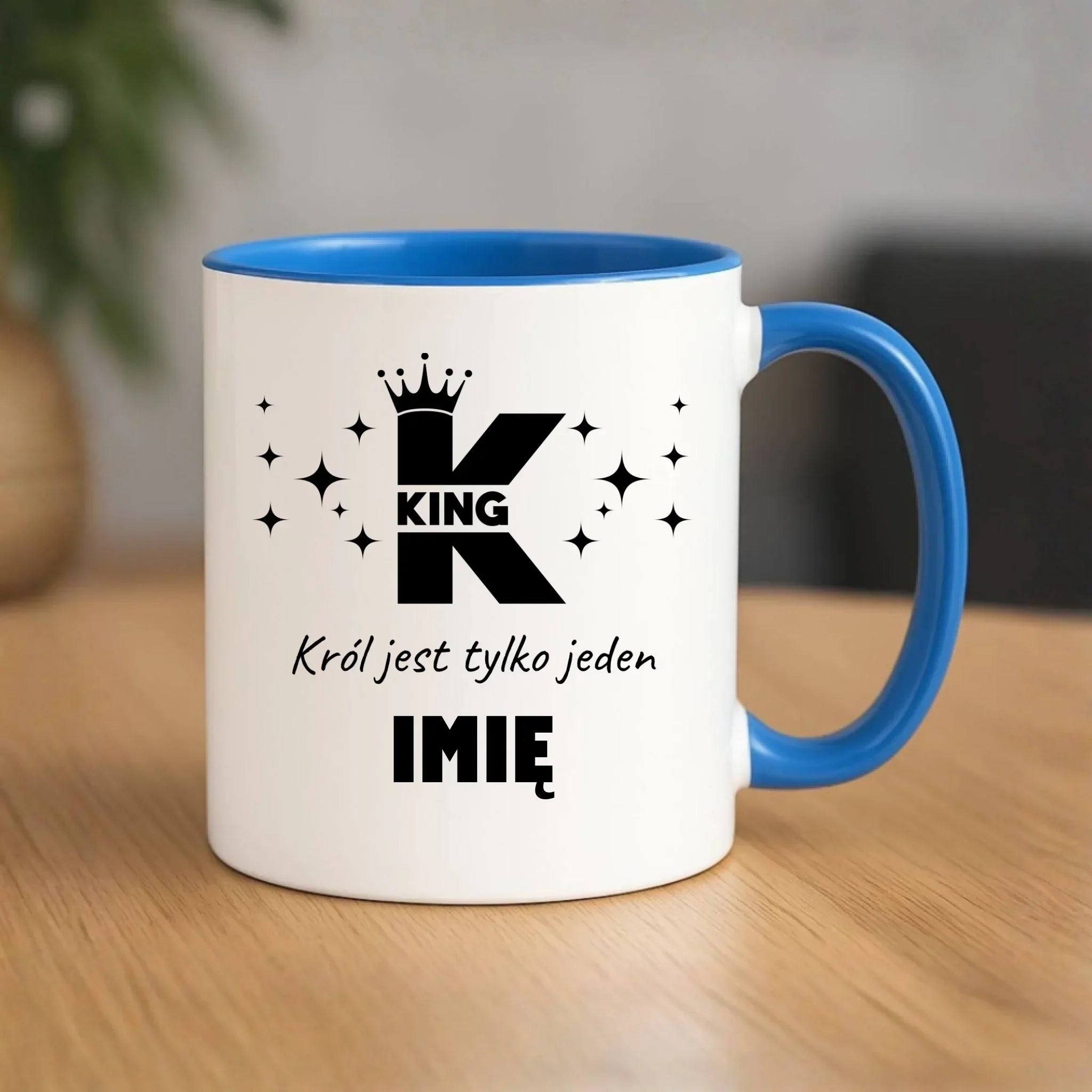 Kubek dla niego - King Król jest tylko jeden - personalizowany W40 - StoryCups.pl