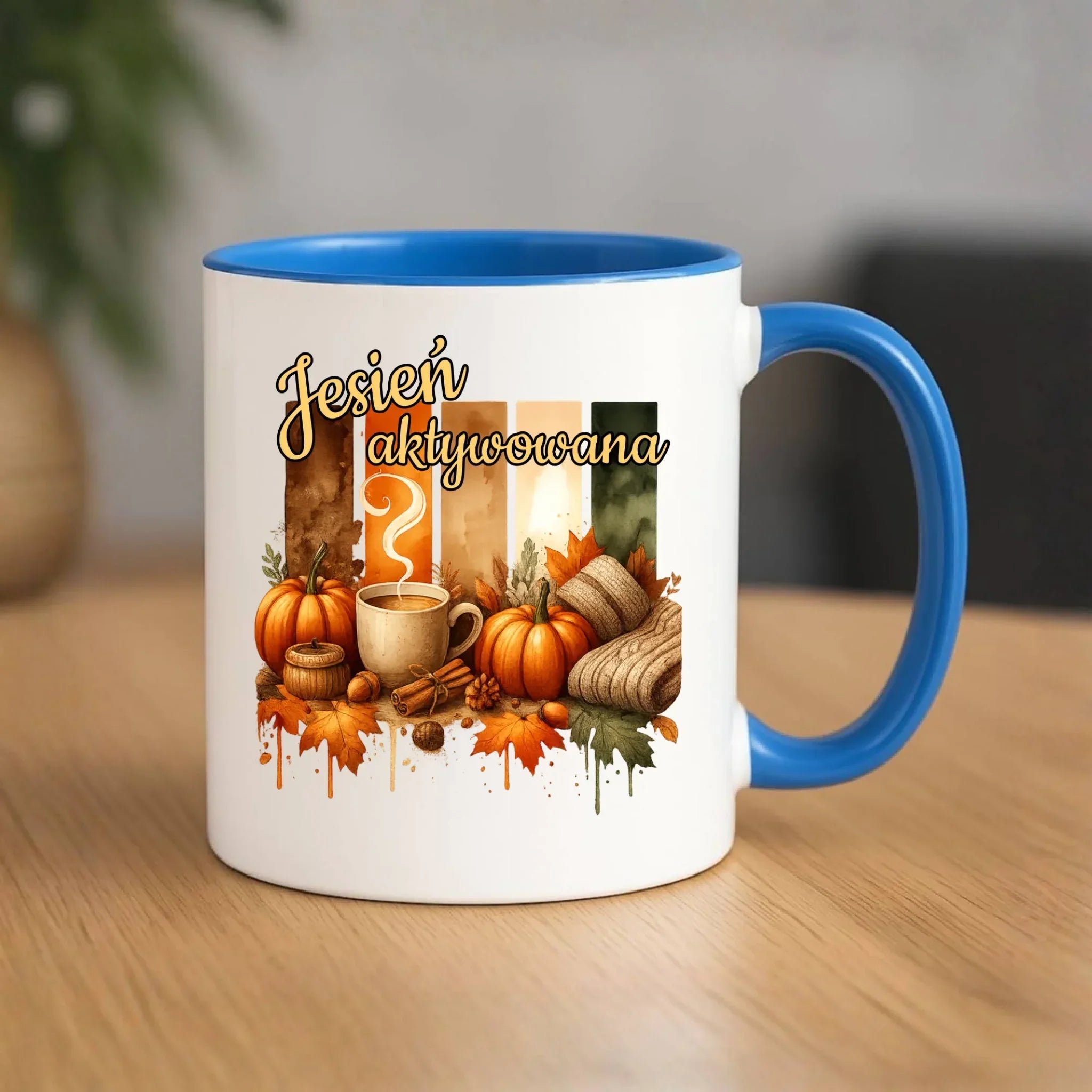 Kubek jesienny - Jesień aktywowana JS26 - StoryCups.pl