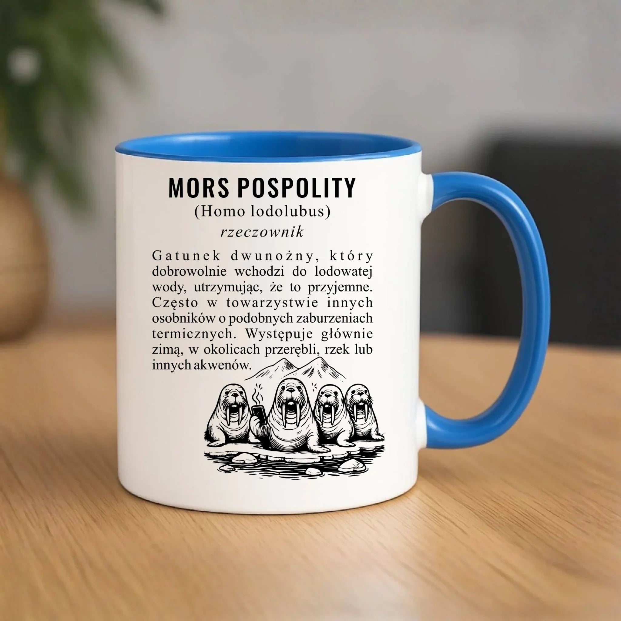 Kubek - prezent dla morsa - Mors pospolity [Homo lodolubus] HM12 - StoryCups.pl