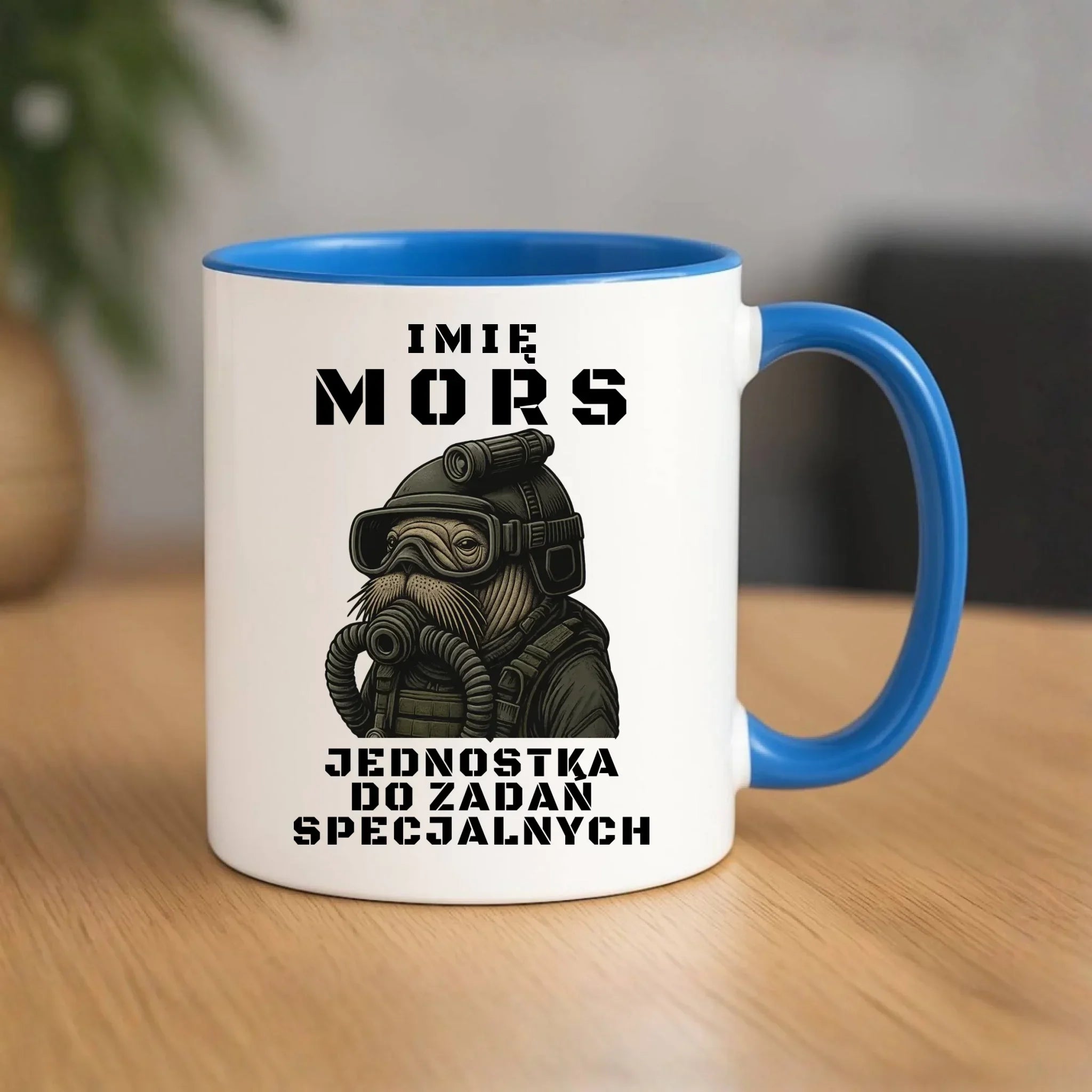Kubek - prezent dla morsa - Mors do zadań specjalnych - personalizowany HM07 - StoryCups.pl