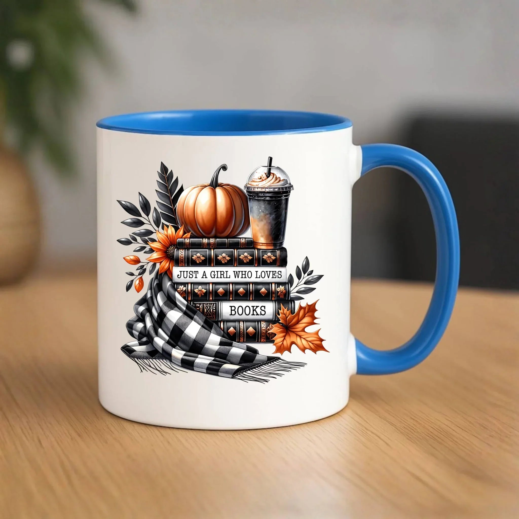 Kubek jesieniara - Książkara - prezent dla miłośniczki czytania książek JS13 - StoryCups.pl