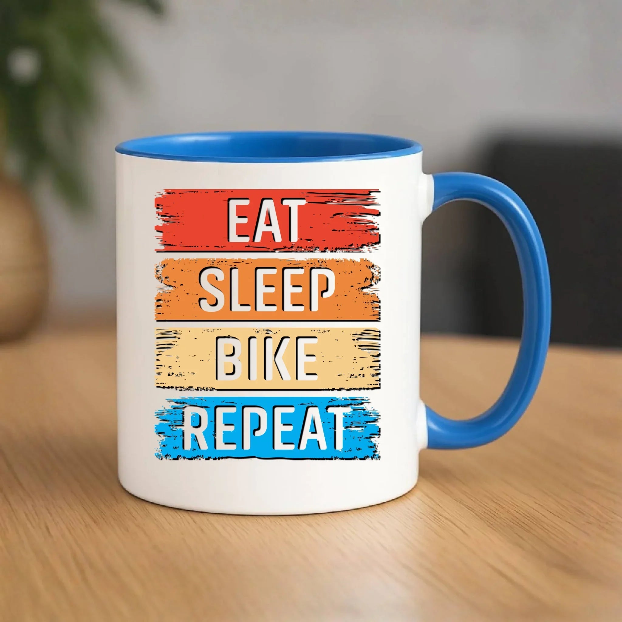 Eat Sleep Bike Repeat | Kubek dla rowerzysty HR03 - StoryCups.pl
