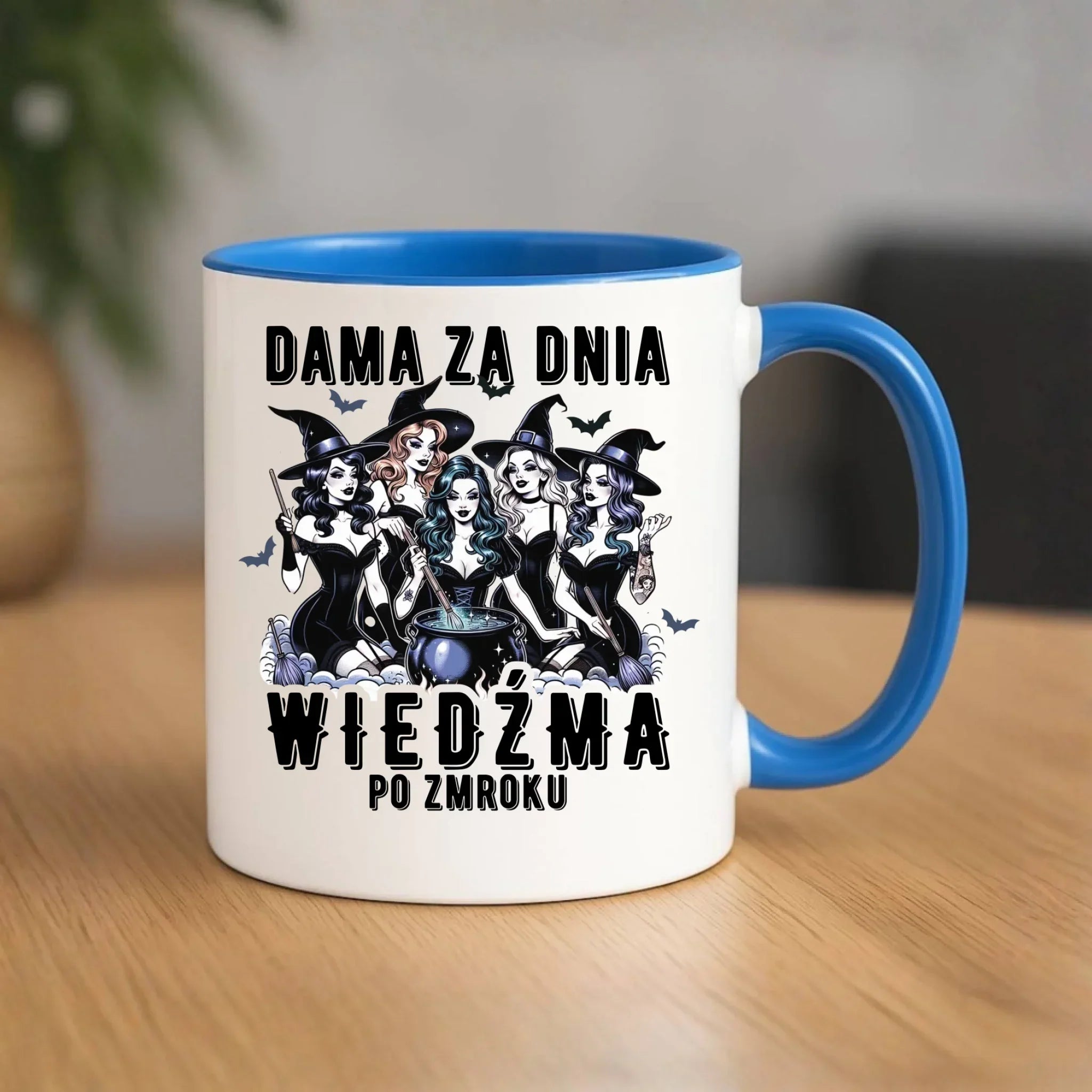 Kubek - Dama za dnia wiedźma po zmroku HL16 - StoryCups.pl