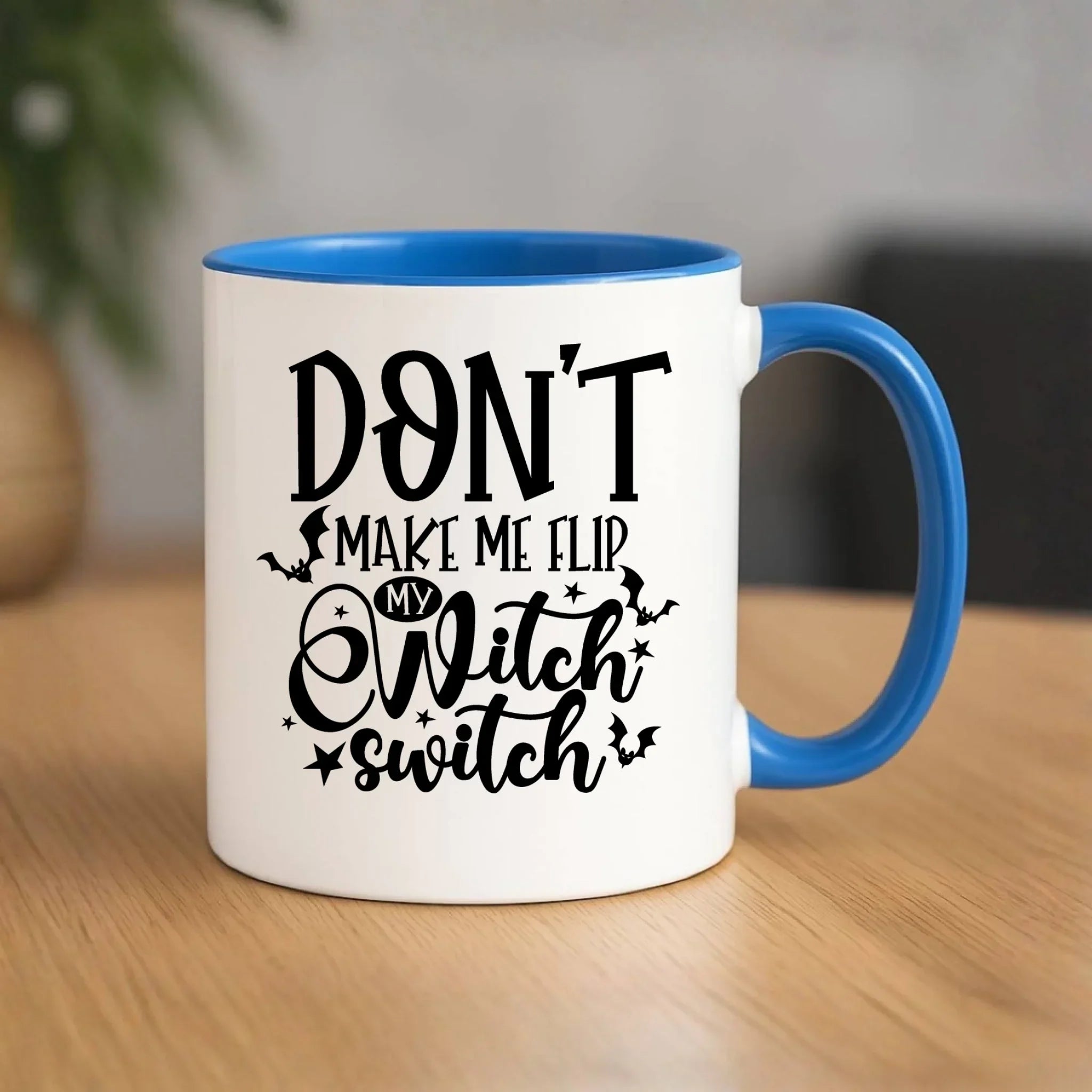 Kubek na Halloween - Don't make me flip my witch switch - śmieszny HL11 - StoryCups.pl