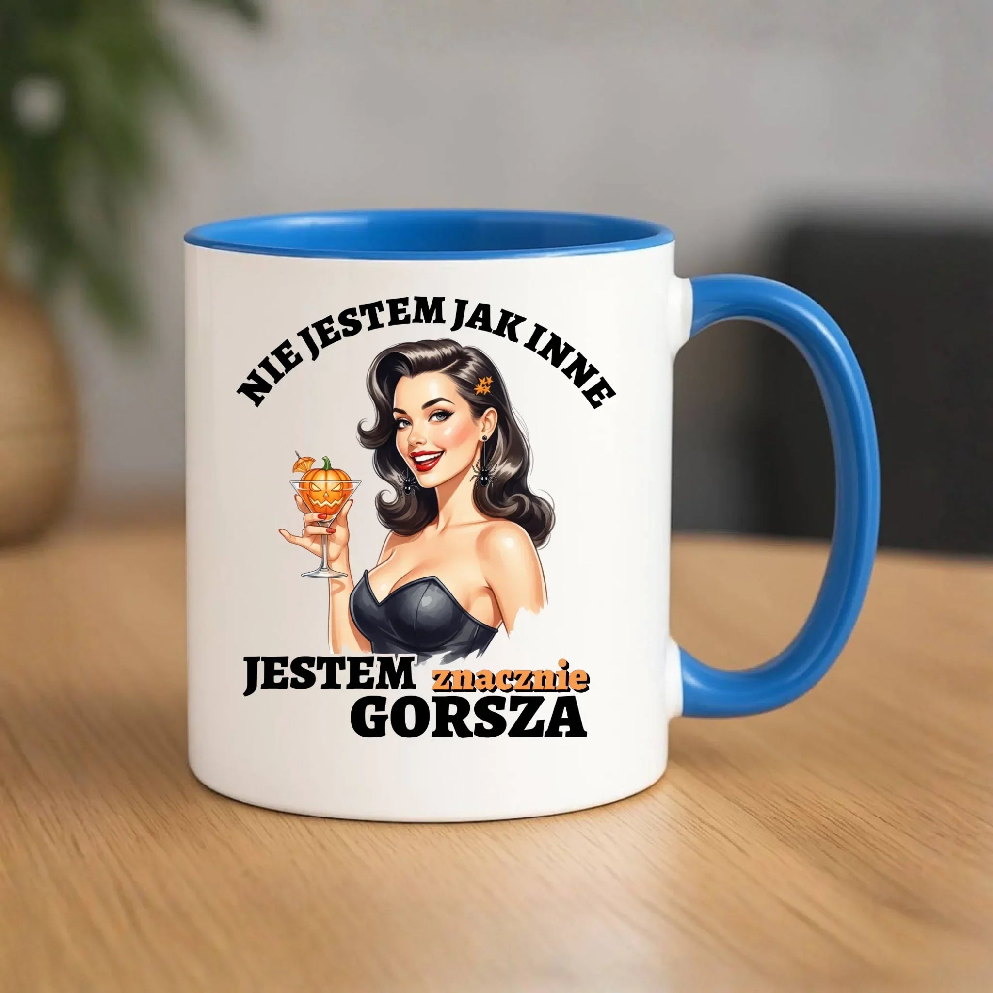 Kubek damski halloweenowy - Nie jestem jak inne HL24 - StoryCups.pl