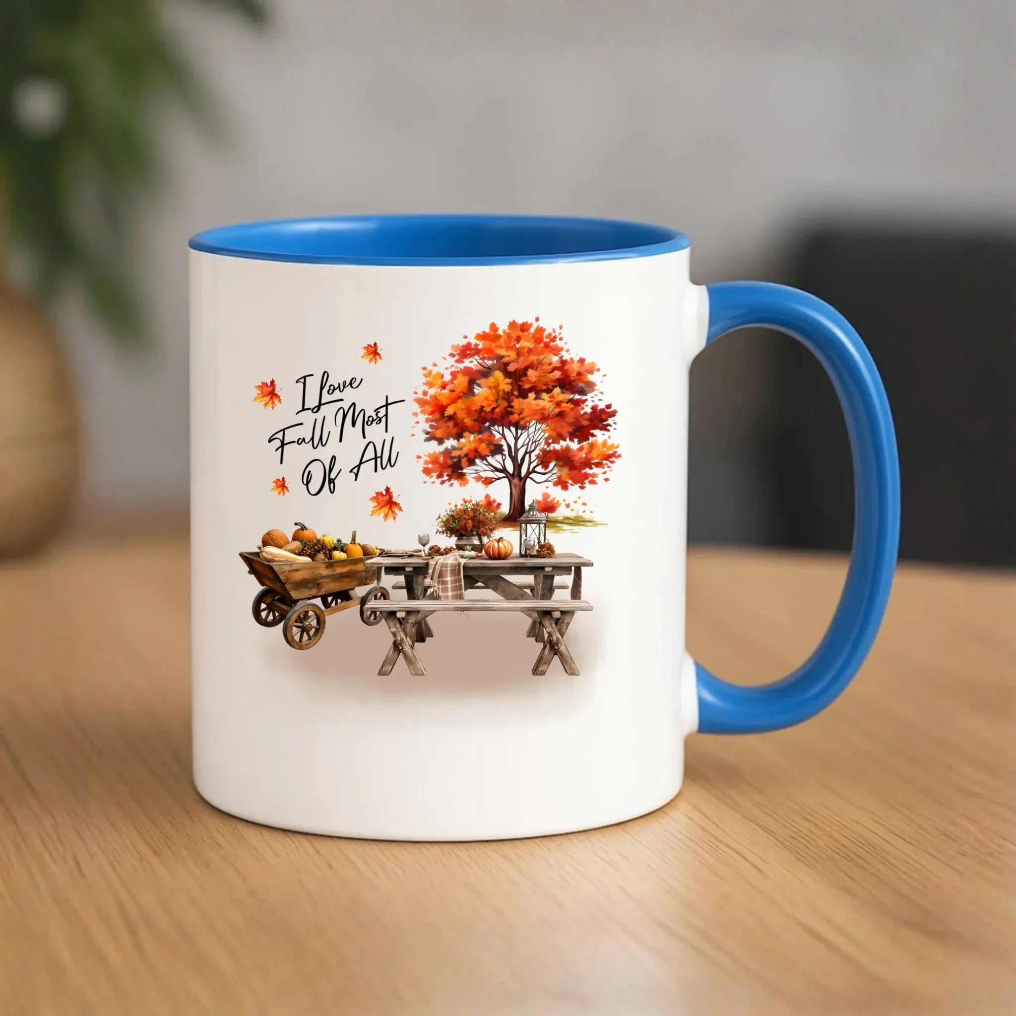 Kubek jesieniara - Jesienny piknik z dyniami JS04 - StoryCups.pl