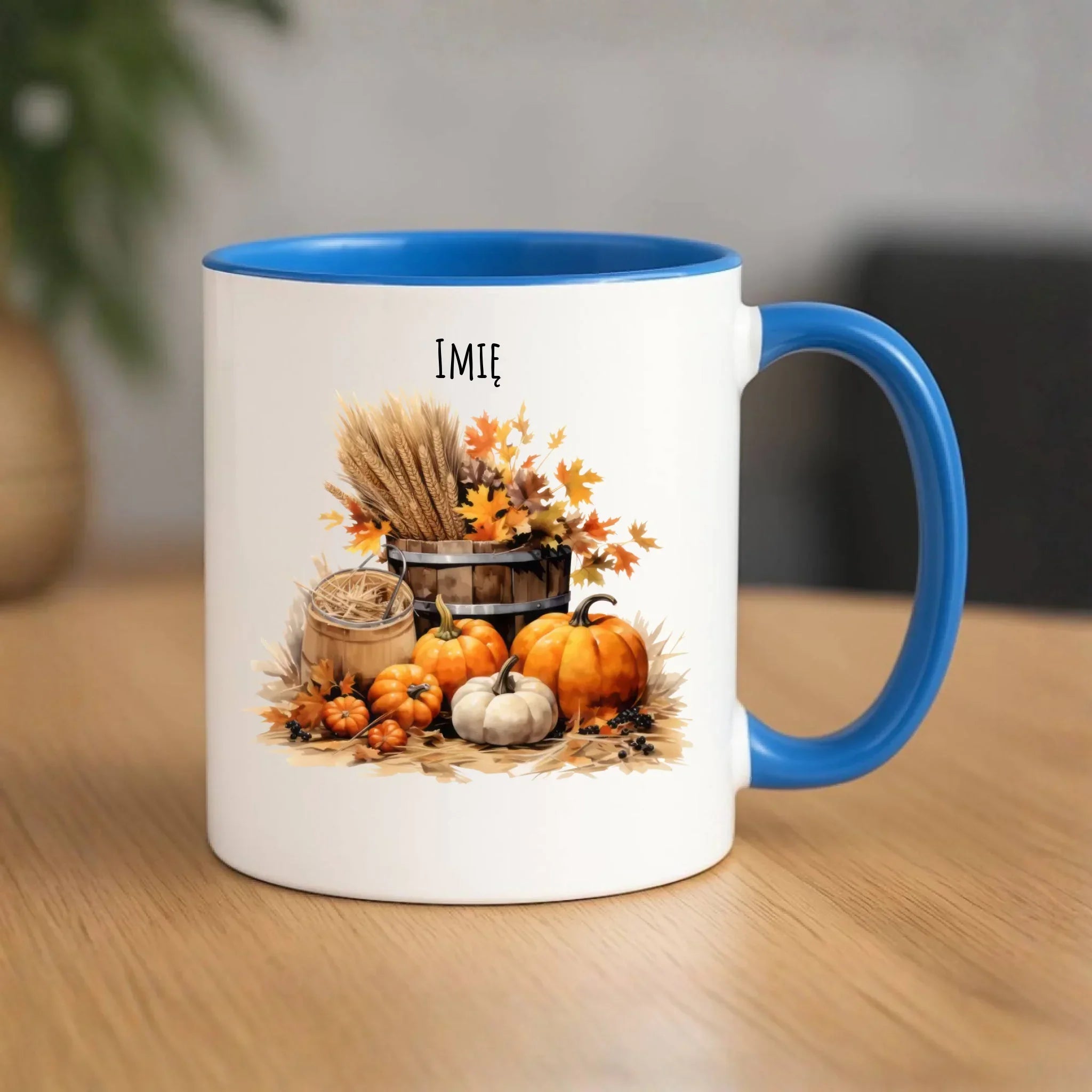 Kubek na jesień - Harvest vibes - personalizowana JS09 - StoryCups.pl