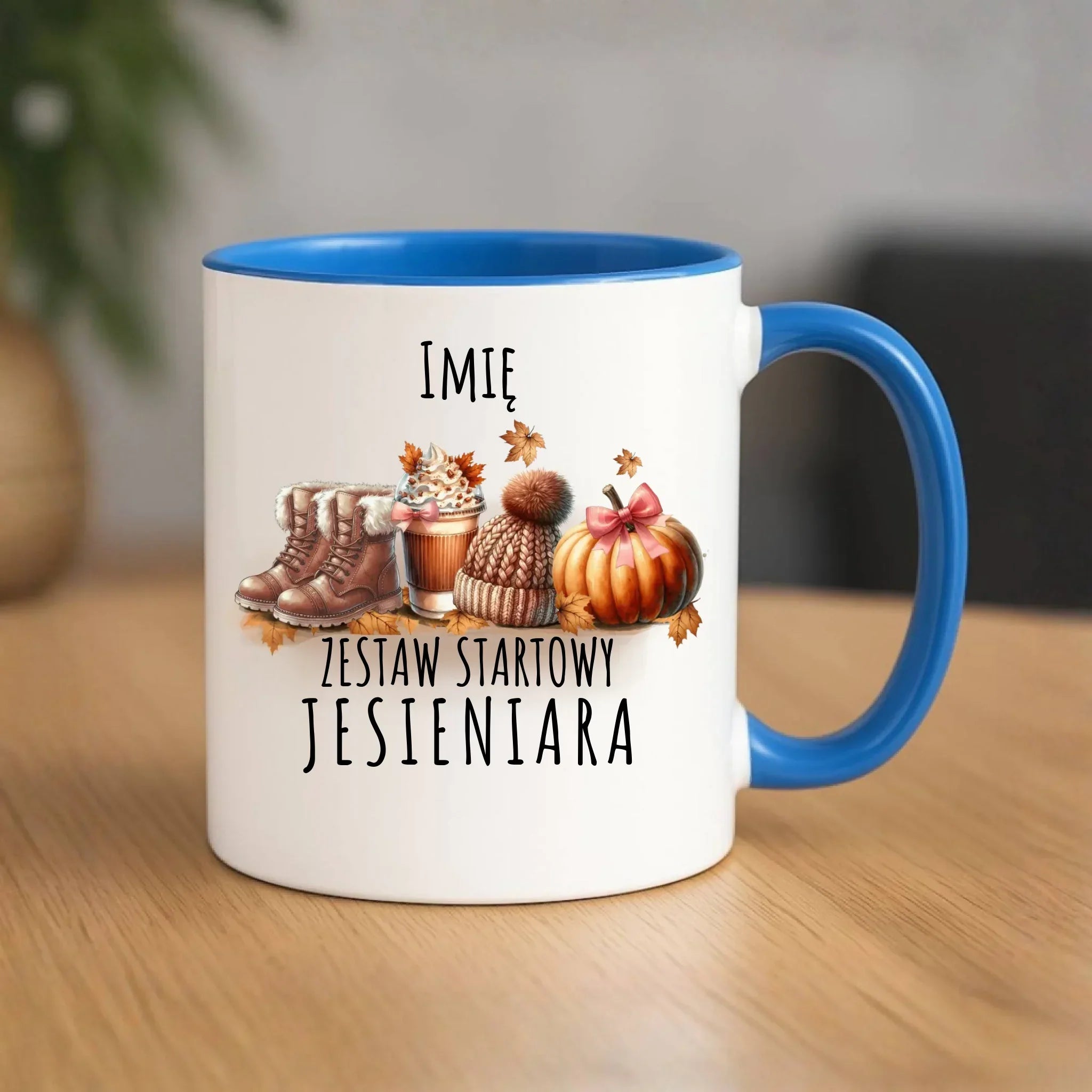Kubek jesieniara – Zestaw startowy - personalizowany JS05 - StoryCups.pl