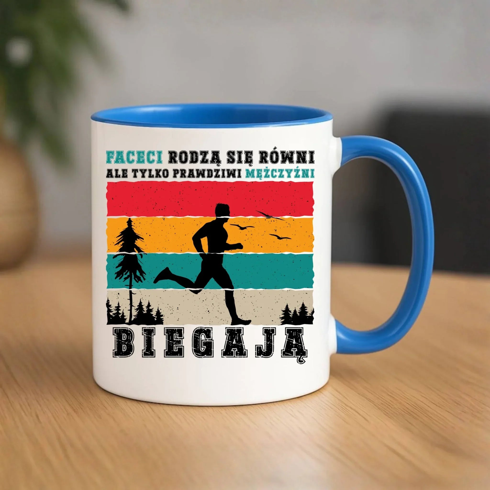 Kubek dla biegacza - Prawdziwi mężczyźni biegają HB02 - StoryCups.pl
