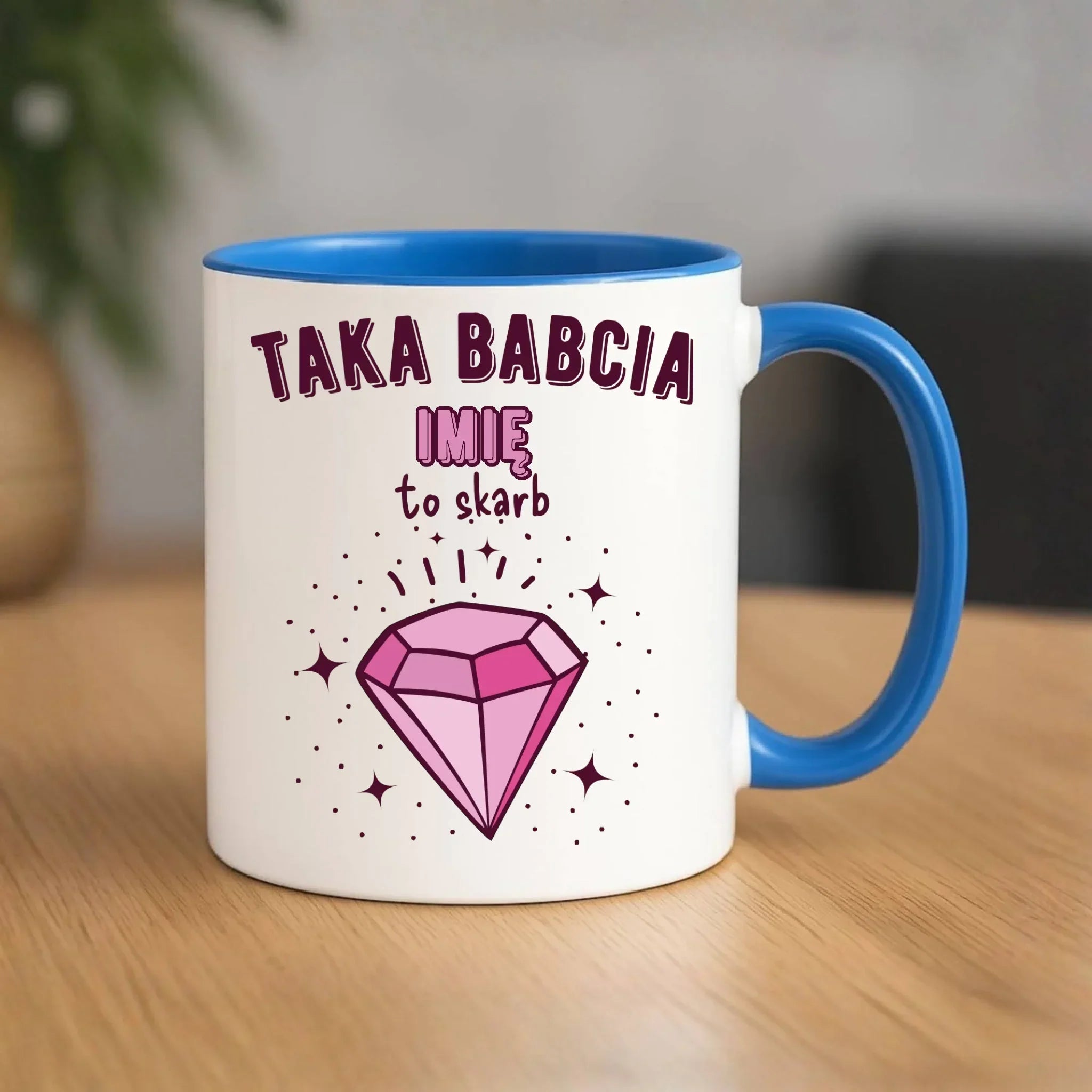 Kubek dla babci - Taka Babcia to skarb - personalizowany B06 - StoryCups.pl