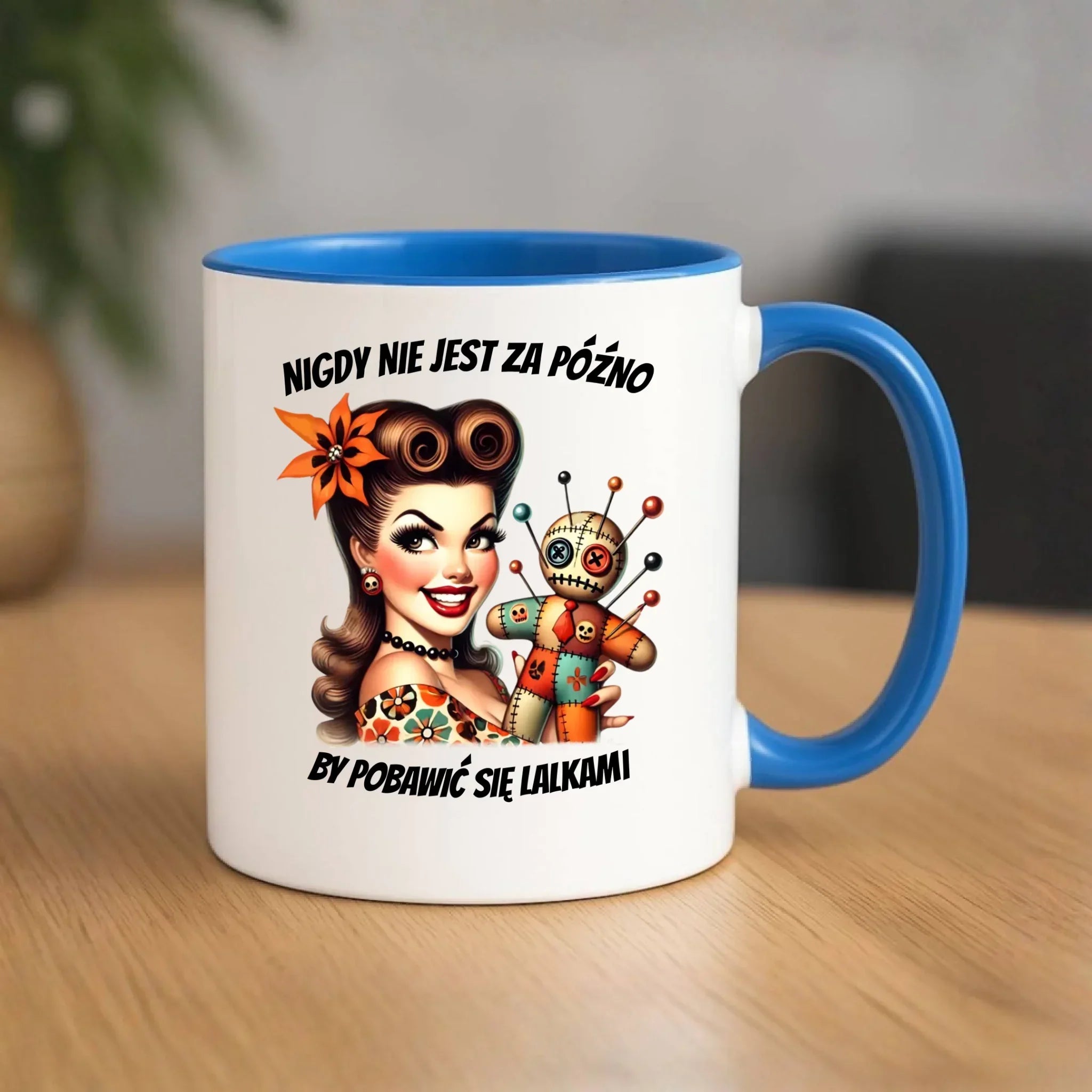 Kubek dla niej - Laleczka Voodoo retro DZ21 - StoryCups.pl