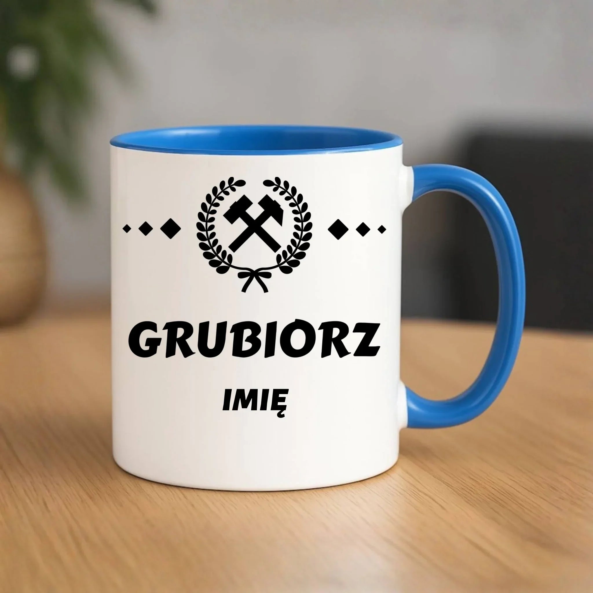 Kubek - prezent dla górnika - Grubiorz - personalizowany G03 - StoryCups.pl