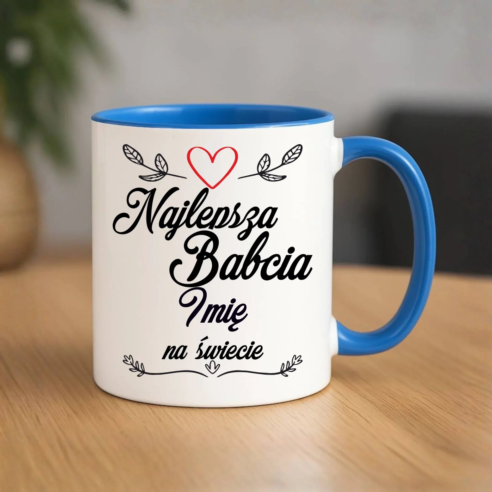 Kubek dla babci - Najlepsza Babcia na Świecie - personalizowany B12 - StoryCups.pl